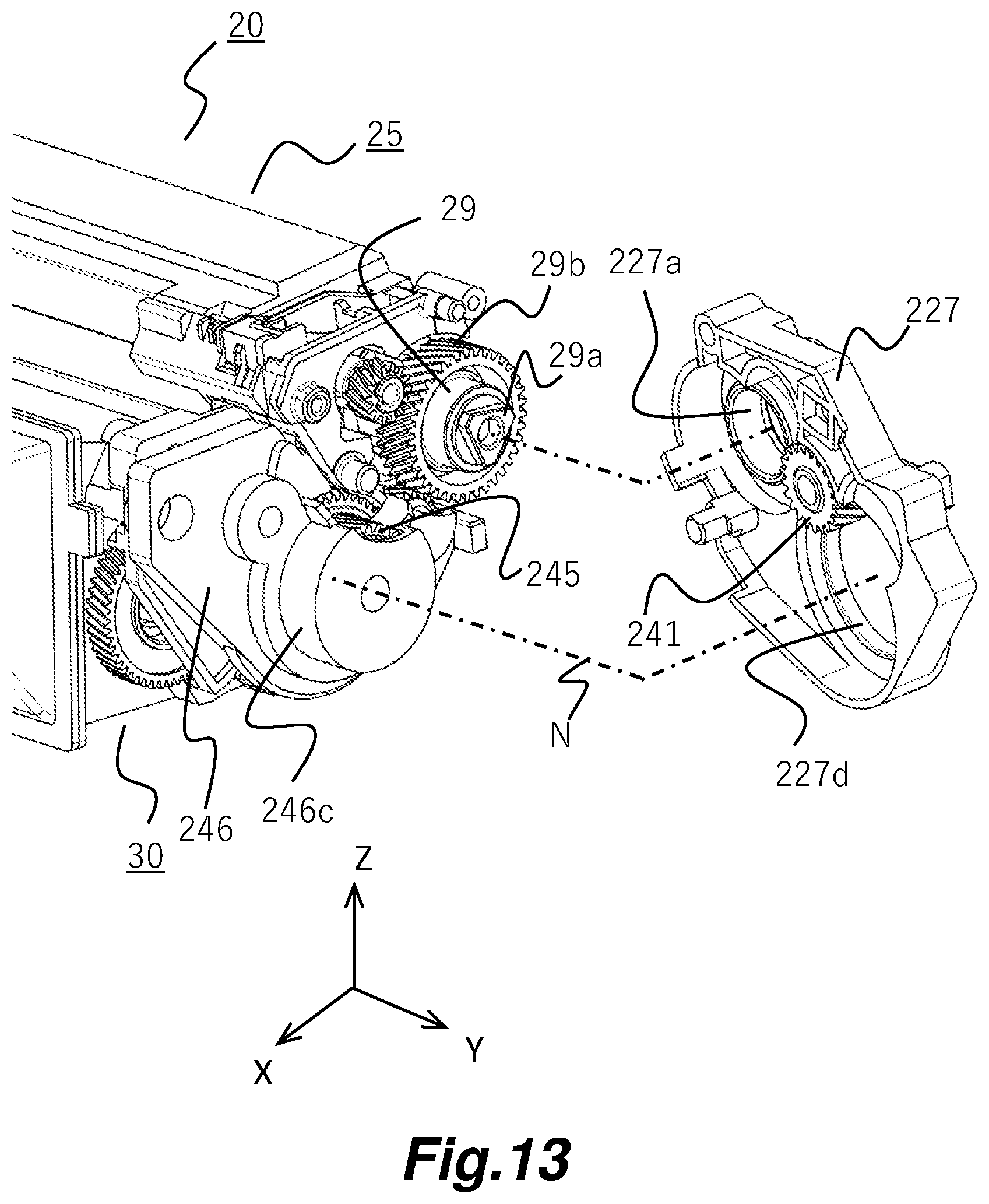 Patent US11841634 Figure 20 – Image forming apparatus and process unit