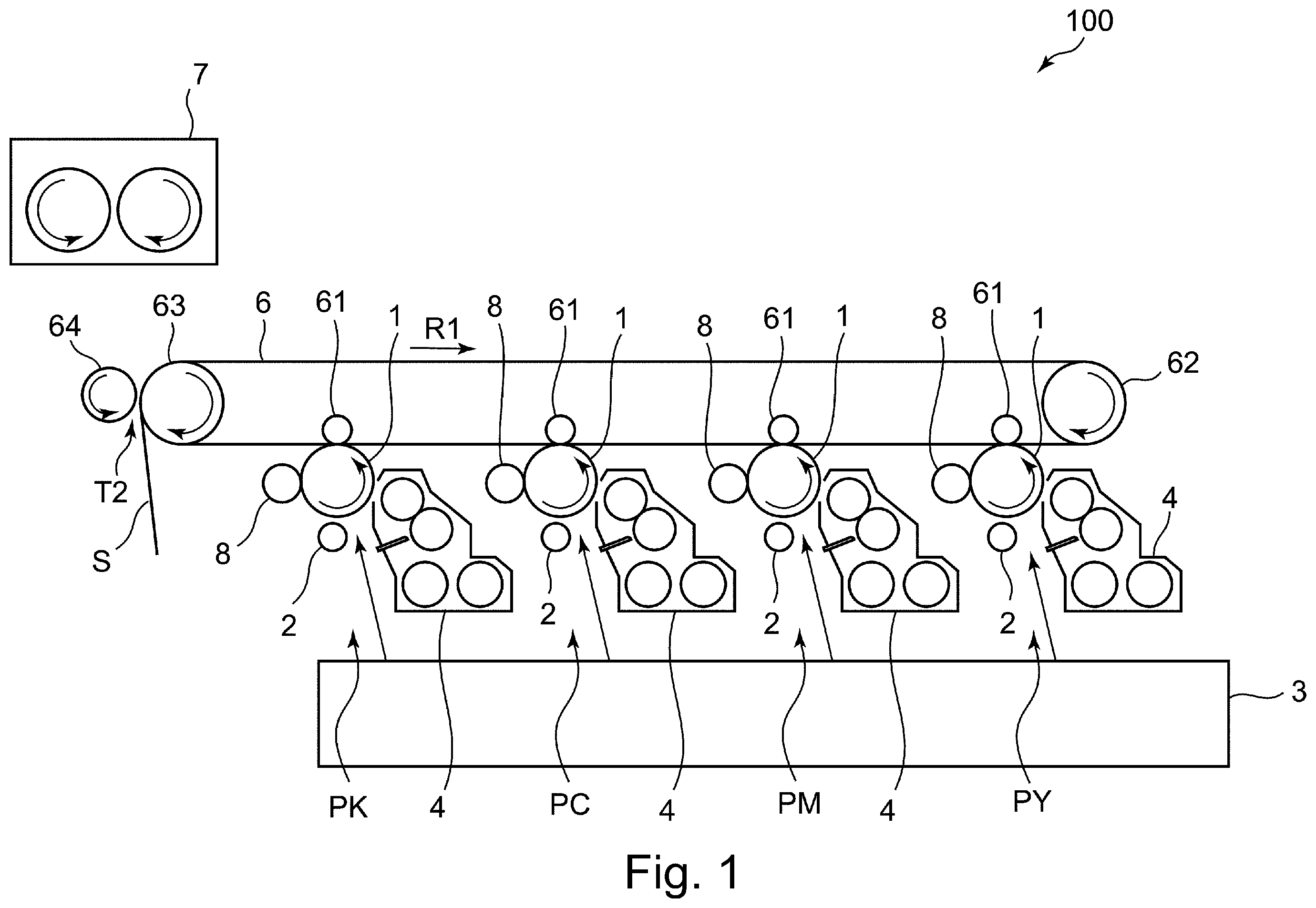 Patent US11841635 Figure 1 – Developing device
