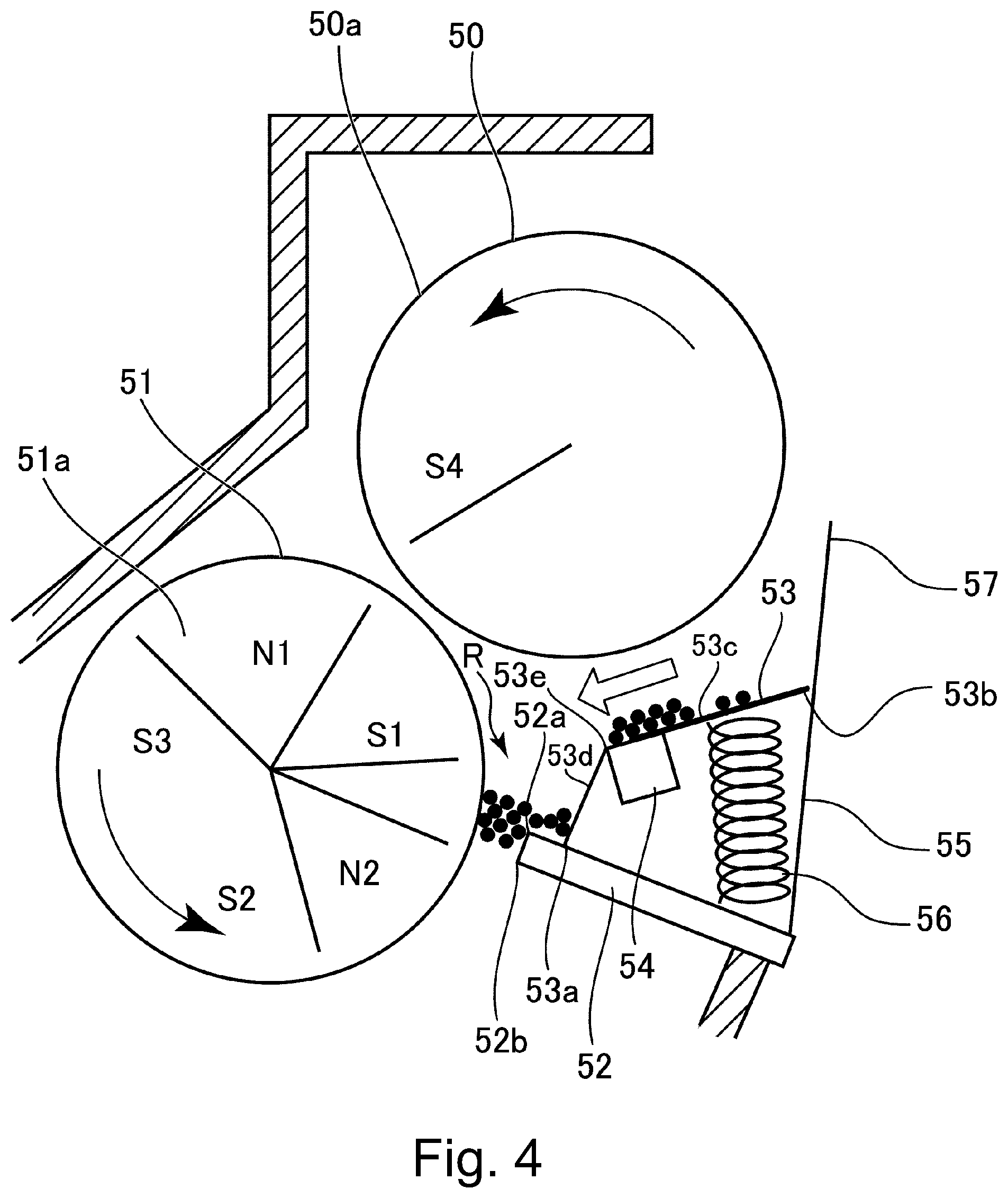 Patent US11841635 Figure 4 – Developing device
