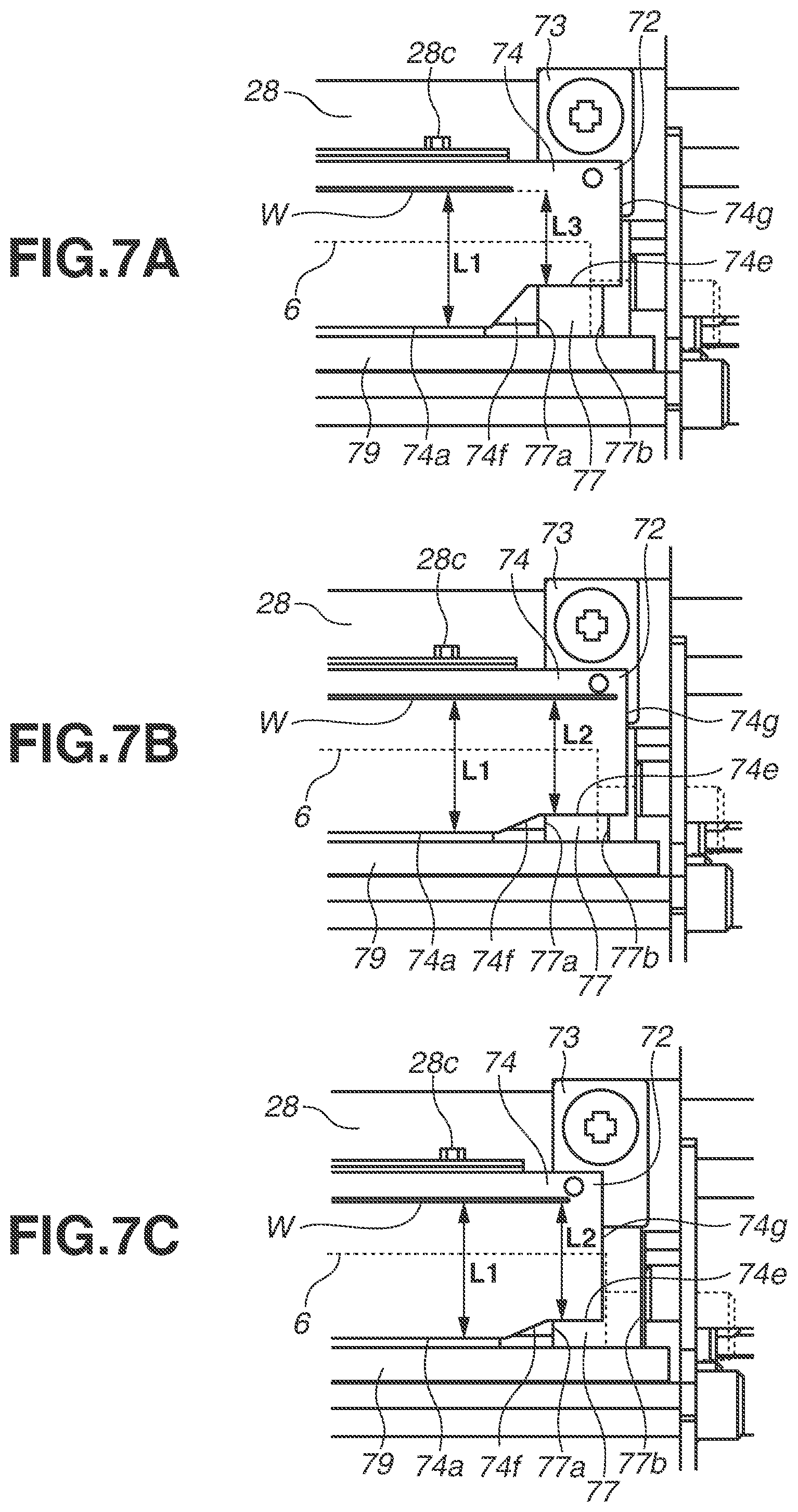 Patent US11841636 Figure 7 – Developing device to reduce leakage of developer