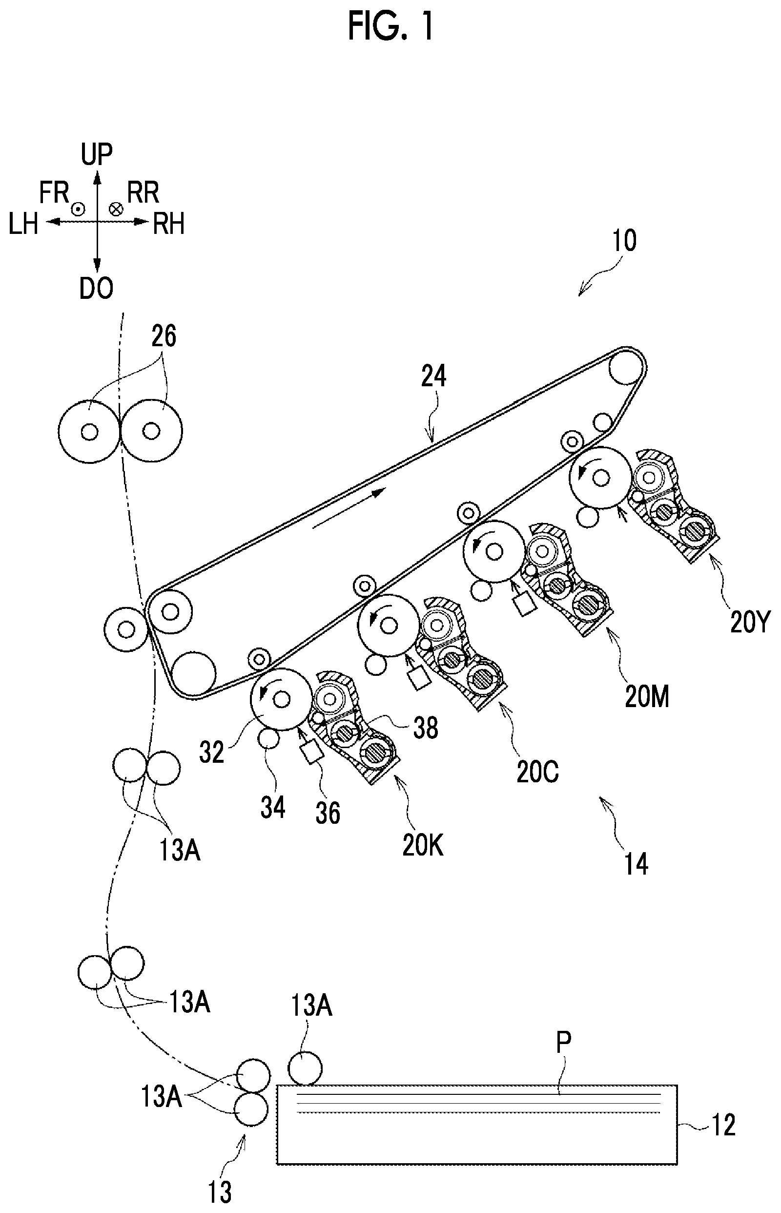Patent US11841637 Figure 1 – Developing device and image forming apparatus