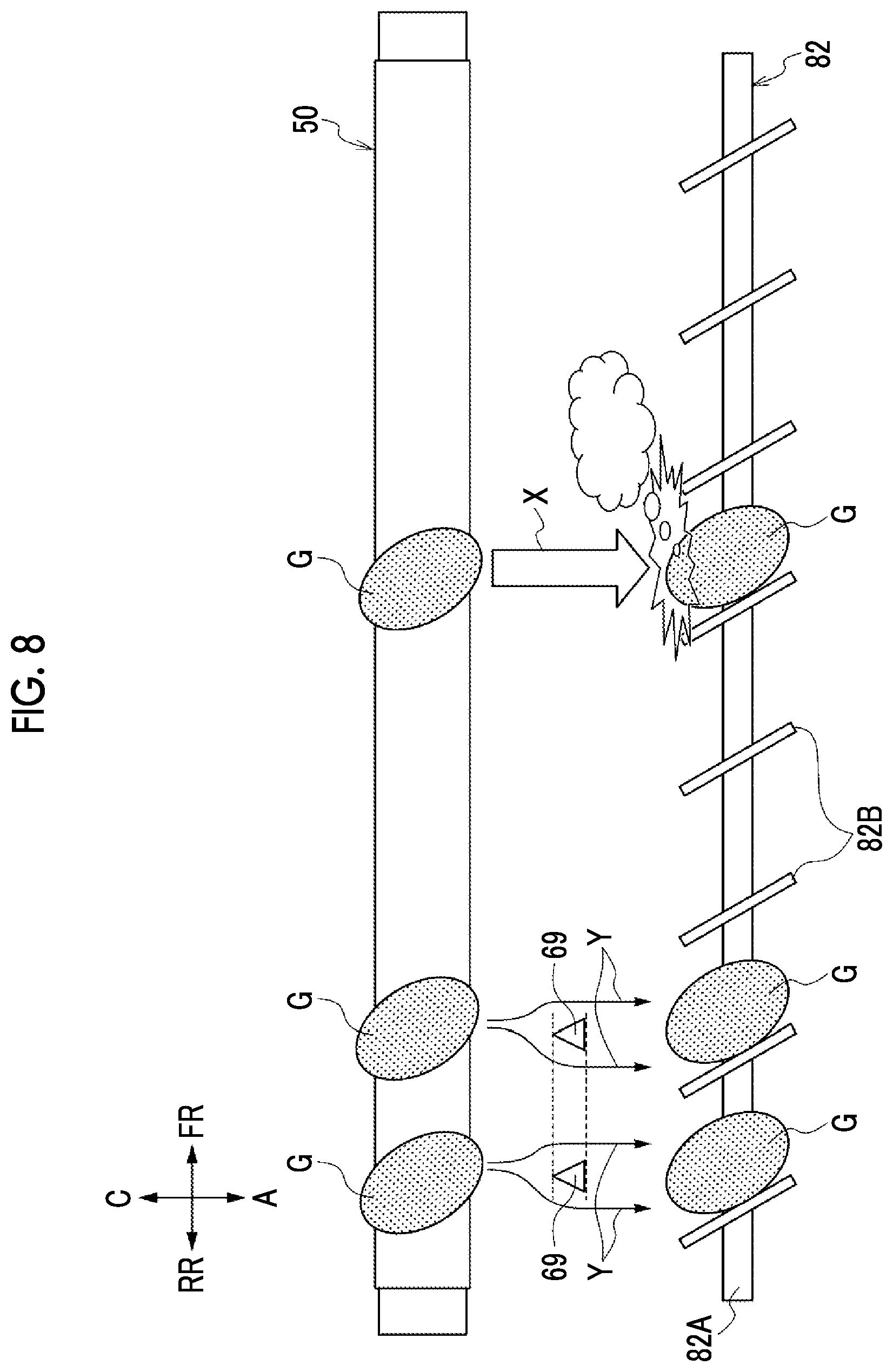 Patent US11841637 Figure 8 – Developing device and image forming apparatus