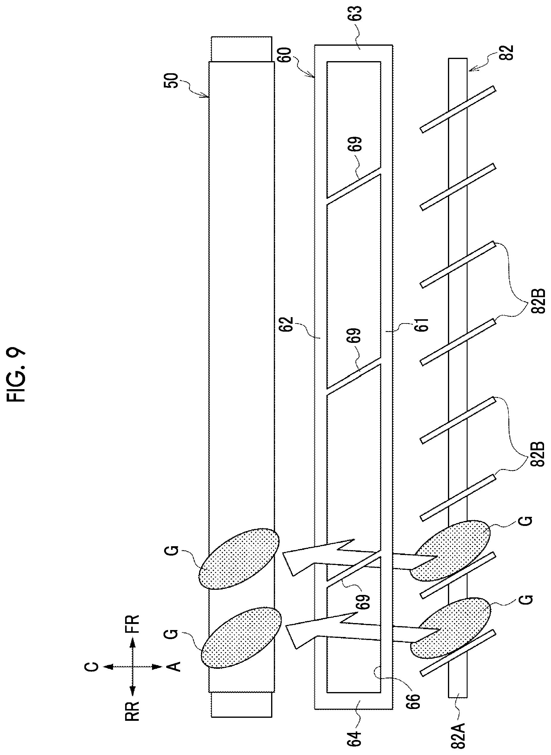 Patent US11841637 Figure 9 – Developing device and image forming apparatus