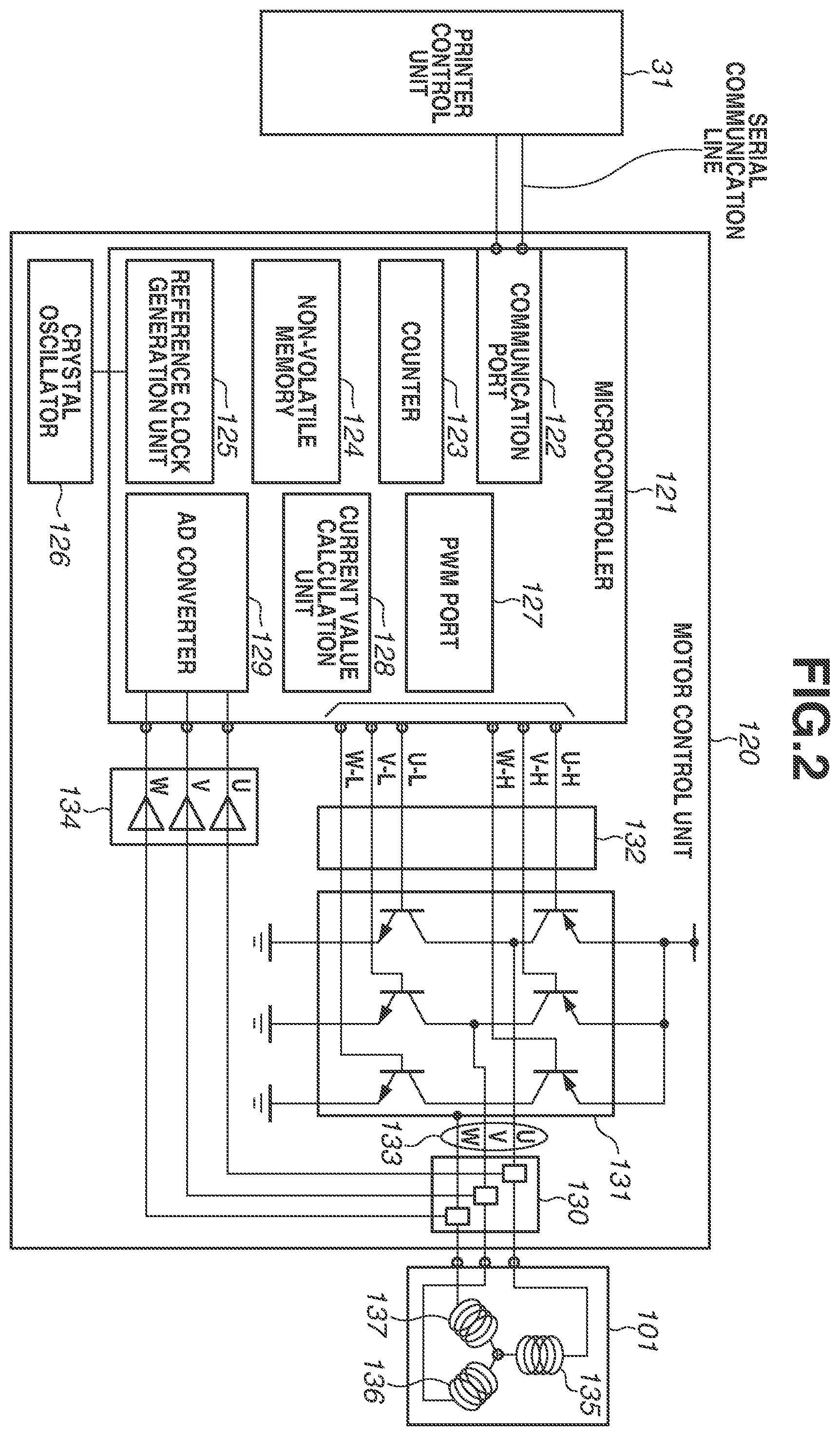 Patent US11841640 Figure 2 – Image forming apparatus comprising development switching unit and current detection unit