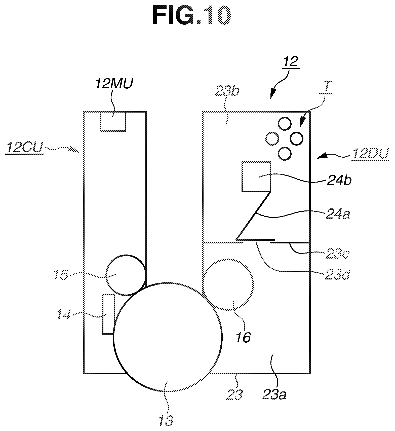 Patent US11841640 Figure 10 – Image forming apparatus comprising development switching unit and current detection unit