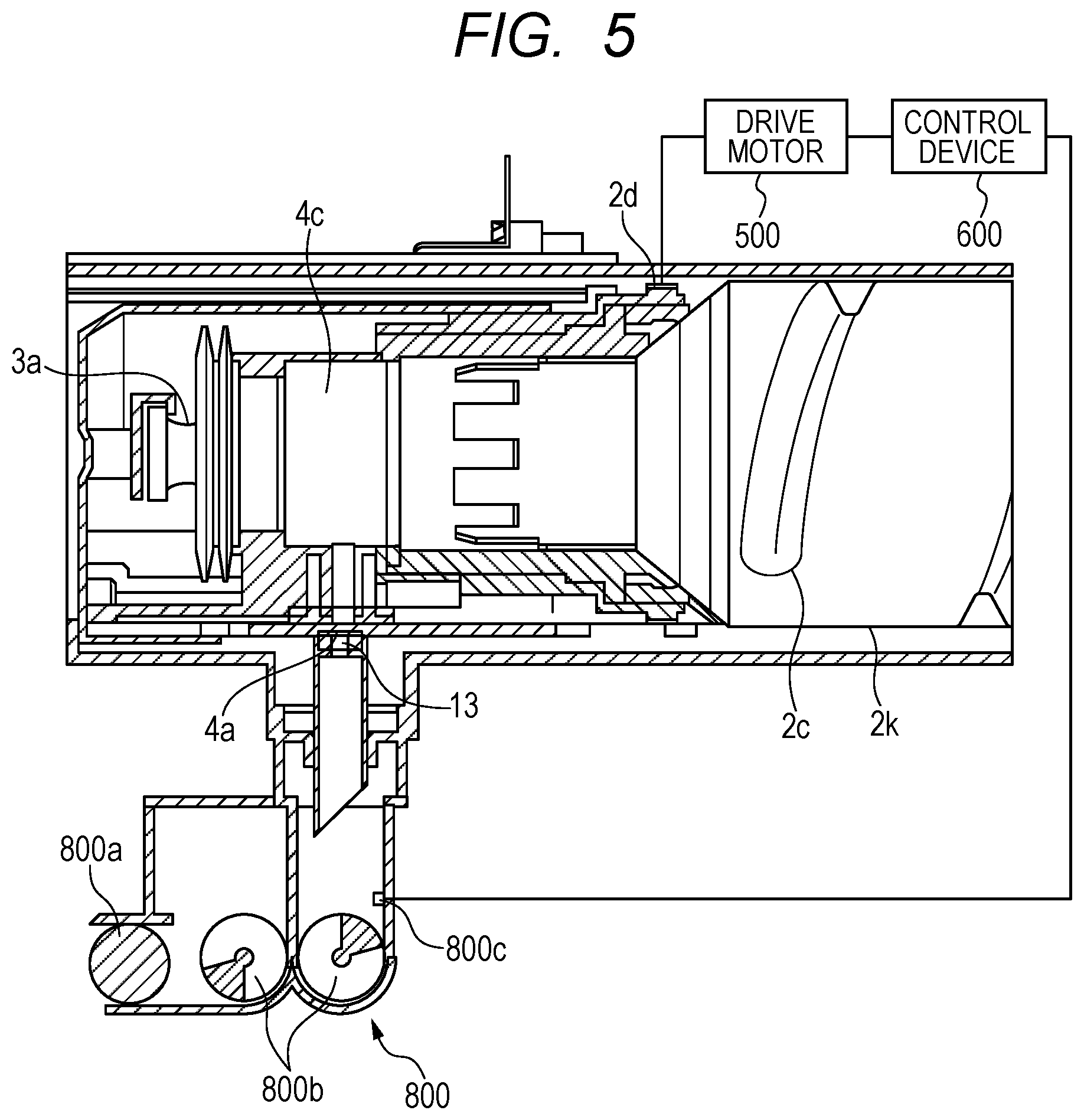 Patent US11841641 Figure 5 – Developer replenishing container and image forming apparatus