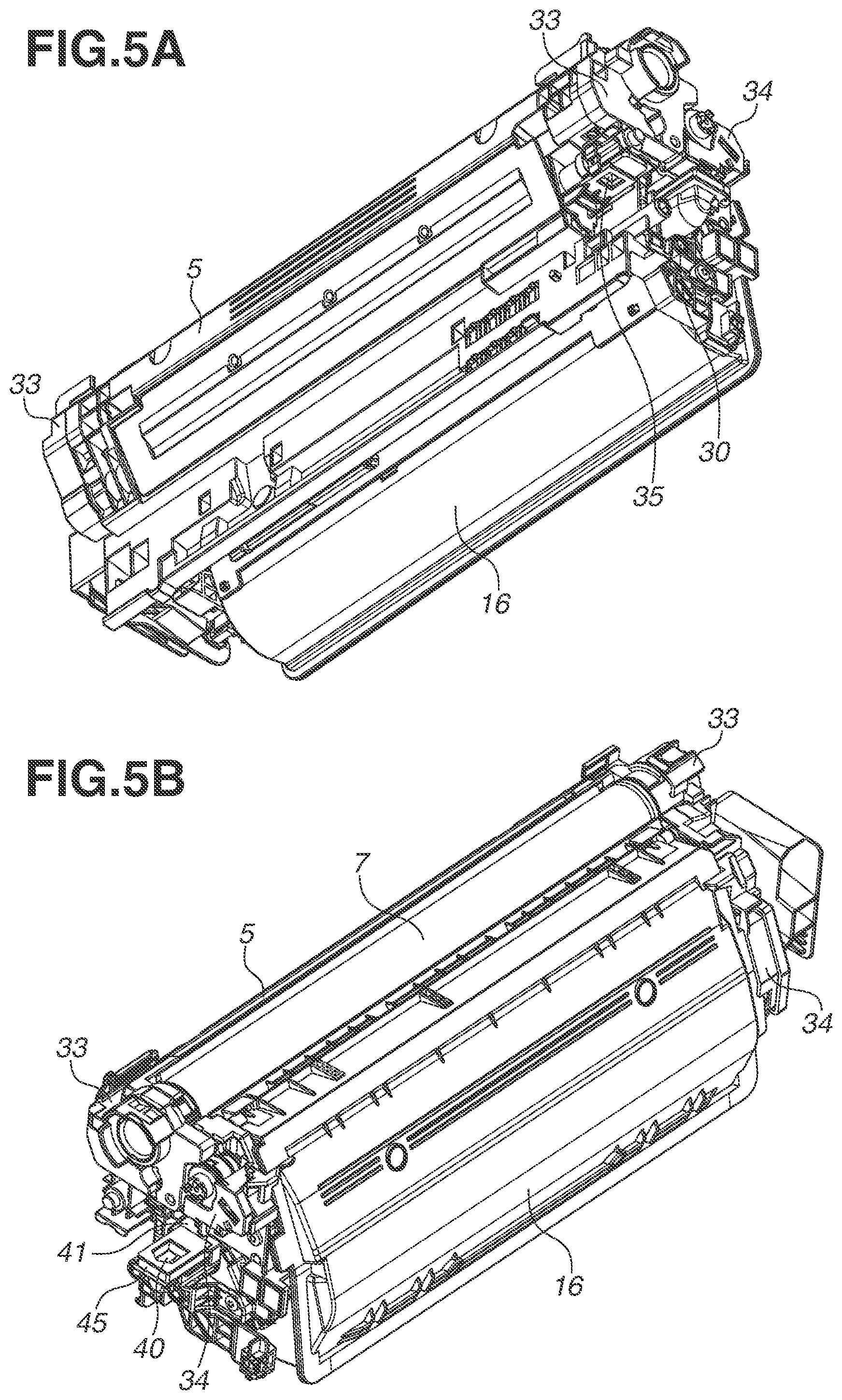 Patent US11841644 Figure 5 – Toner cartridge and image forming apparatus including a screw to convey toner in the cartridge, an elastic member to loosen the toner, and a means to discharge toner together with air to the outside of the cartridge