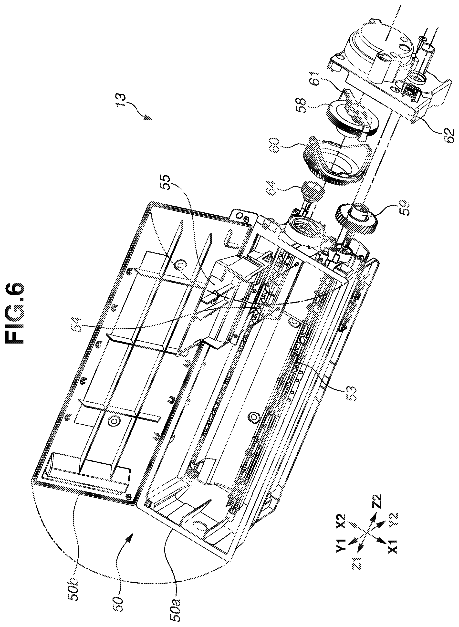 Patent US11841644 Figure 6 – Toner cartridge and image forming apparatus including a screw to convey toner in the cartridge, an elastic member to loosen the toner, and a means to discharge toner together with air to the outside of the cartridge