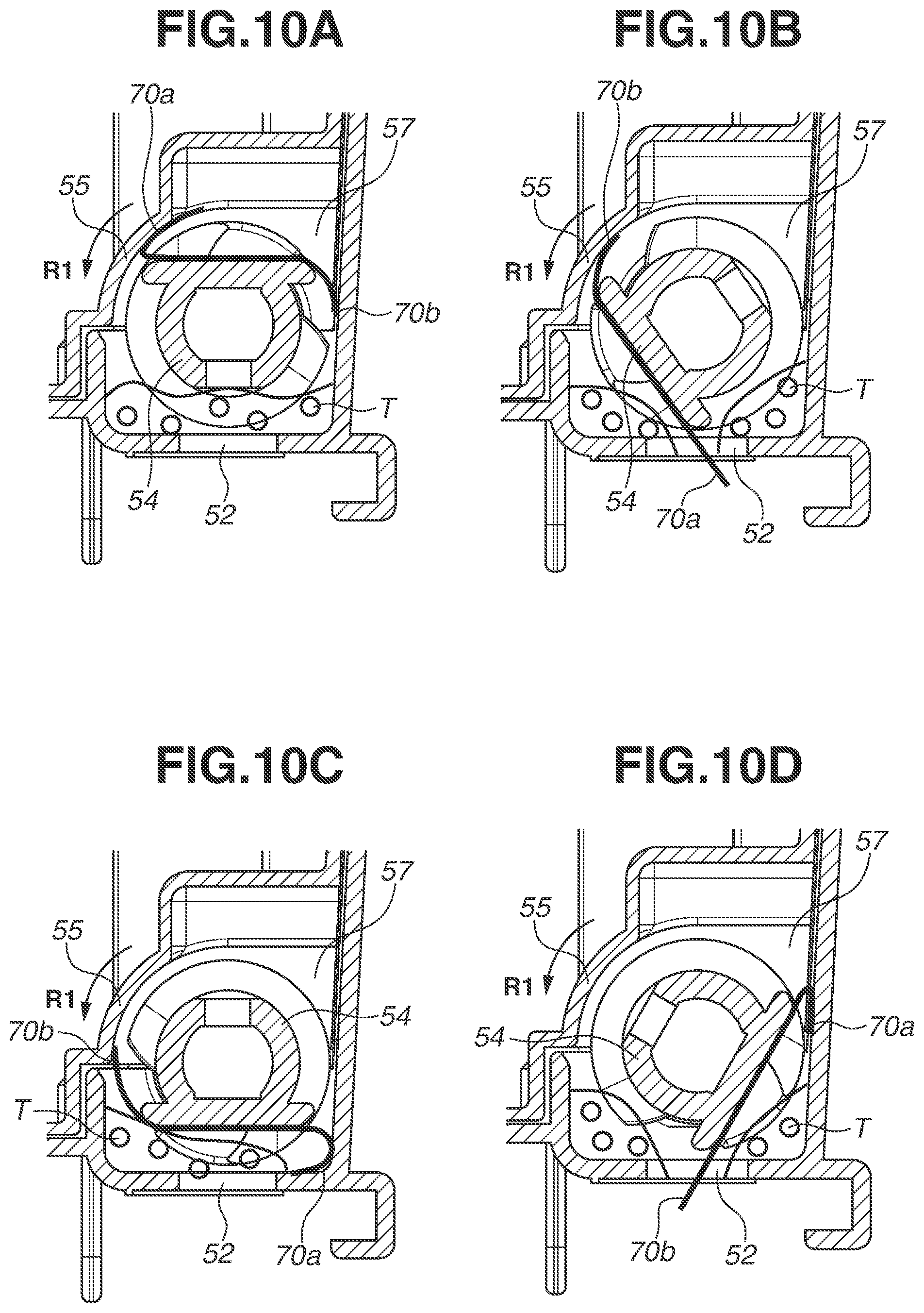 Patent US11841644 Figure 10 – Toner cartridge and image forming apparatus including a screw to convey toner in the cartridge, an elastic member to loosen the toner, and a means to discharge toner together with air to the outside of the cartridge