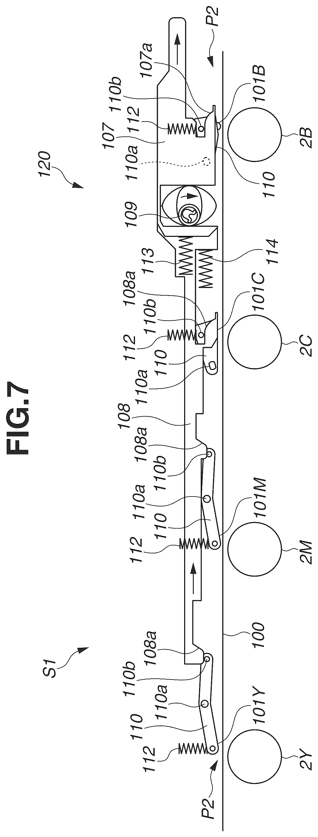 Patent US11841648 Figure 7 – Image forming apparatus