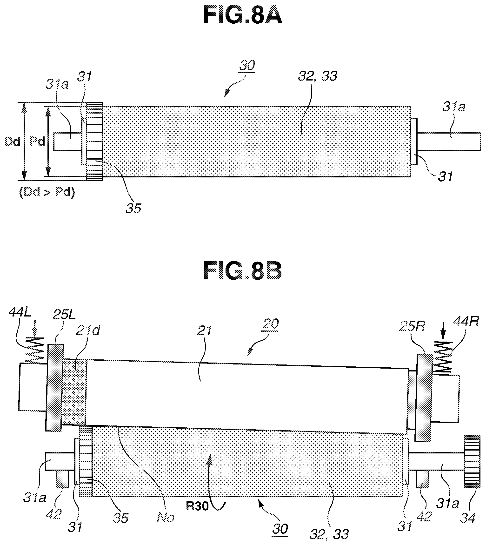 Patent US11841655 Figure 8 – Image heating device