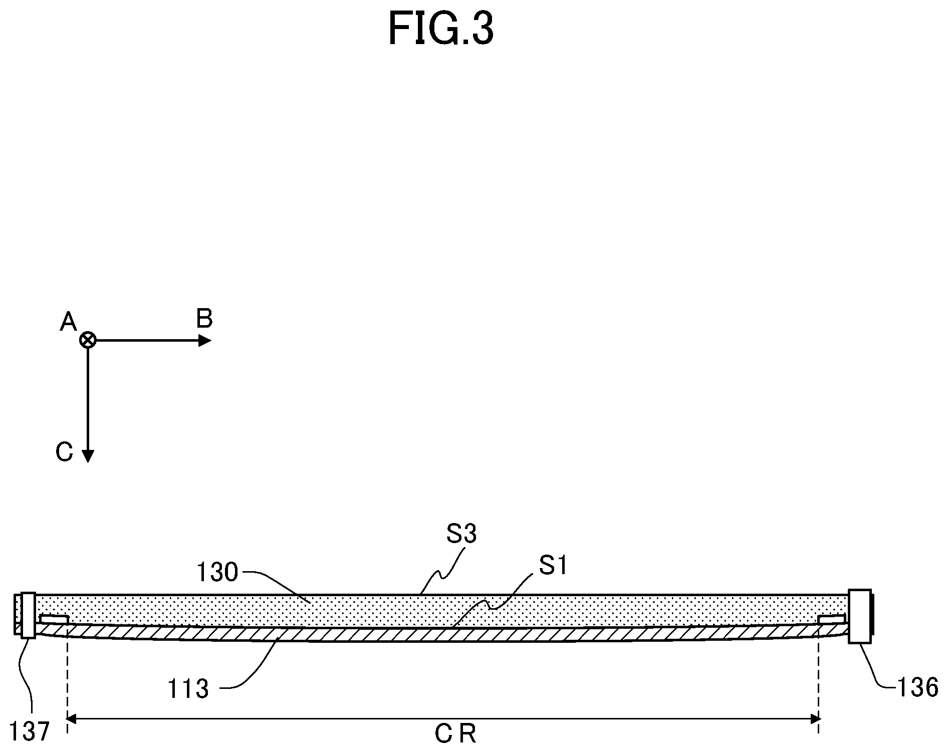Patent US11841658 Figure 3 – Fixing apparatus with a detection element disposed in a hole portion of a heater holder member and image forming apparatus