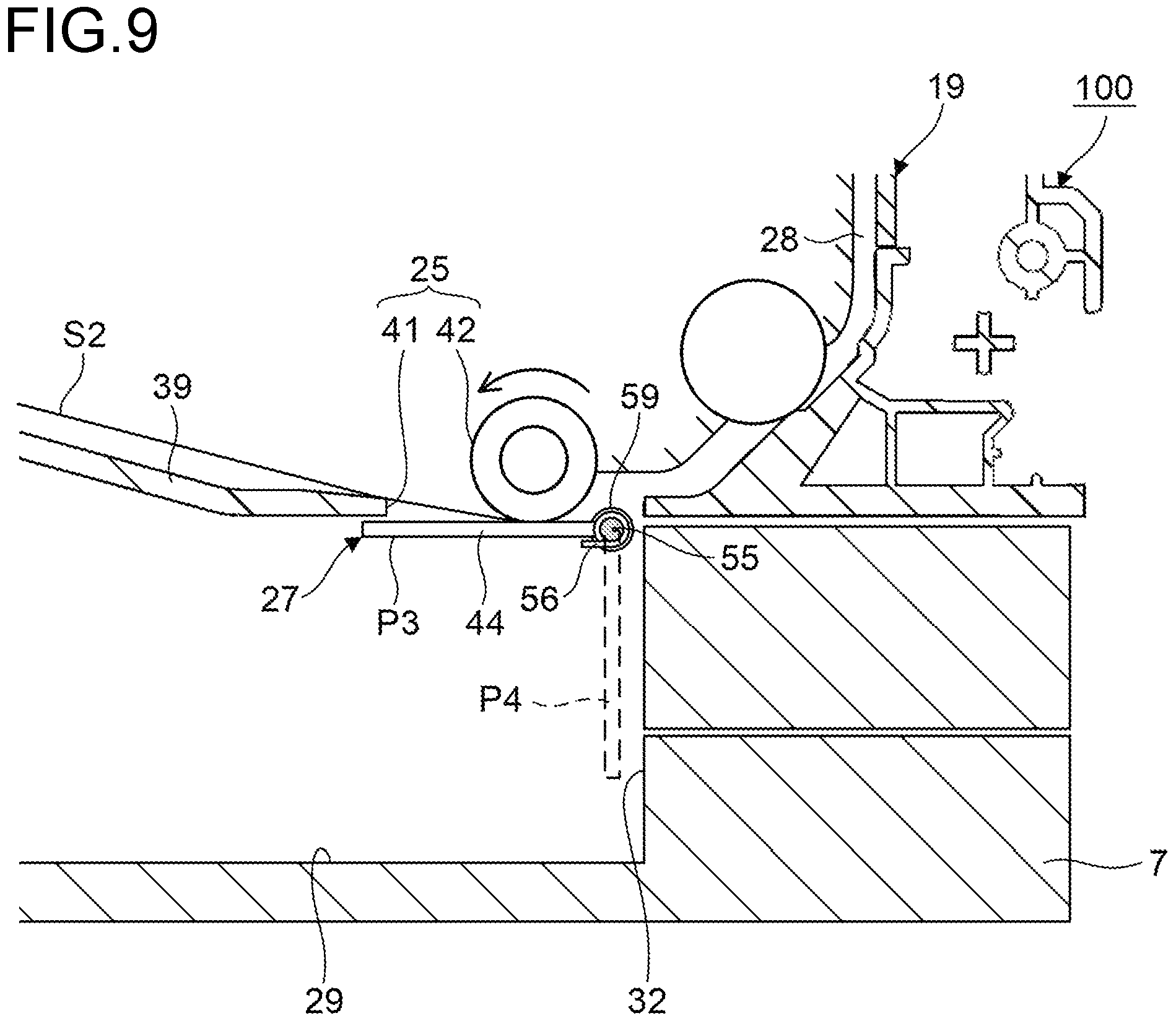 Patent US11841662 Figure 9 – Sheet conveyance unit and image forming system therewith