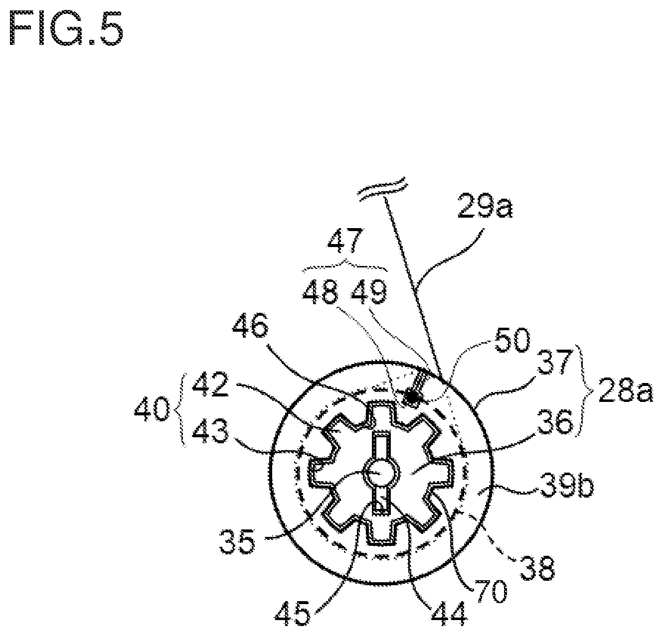 Patent US11841663 Figure 5 – Sheet storage device and image forming system therewith