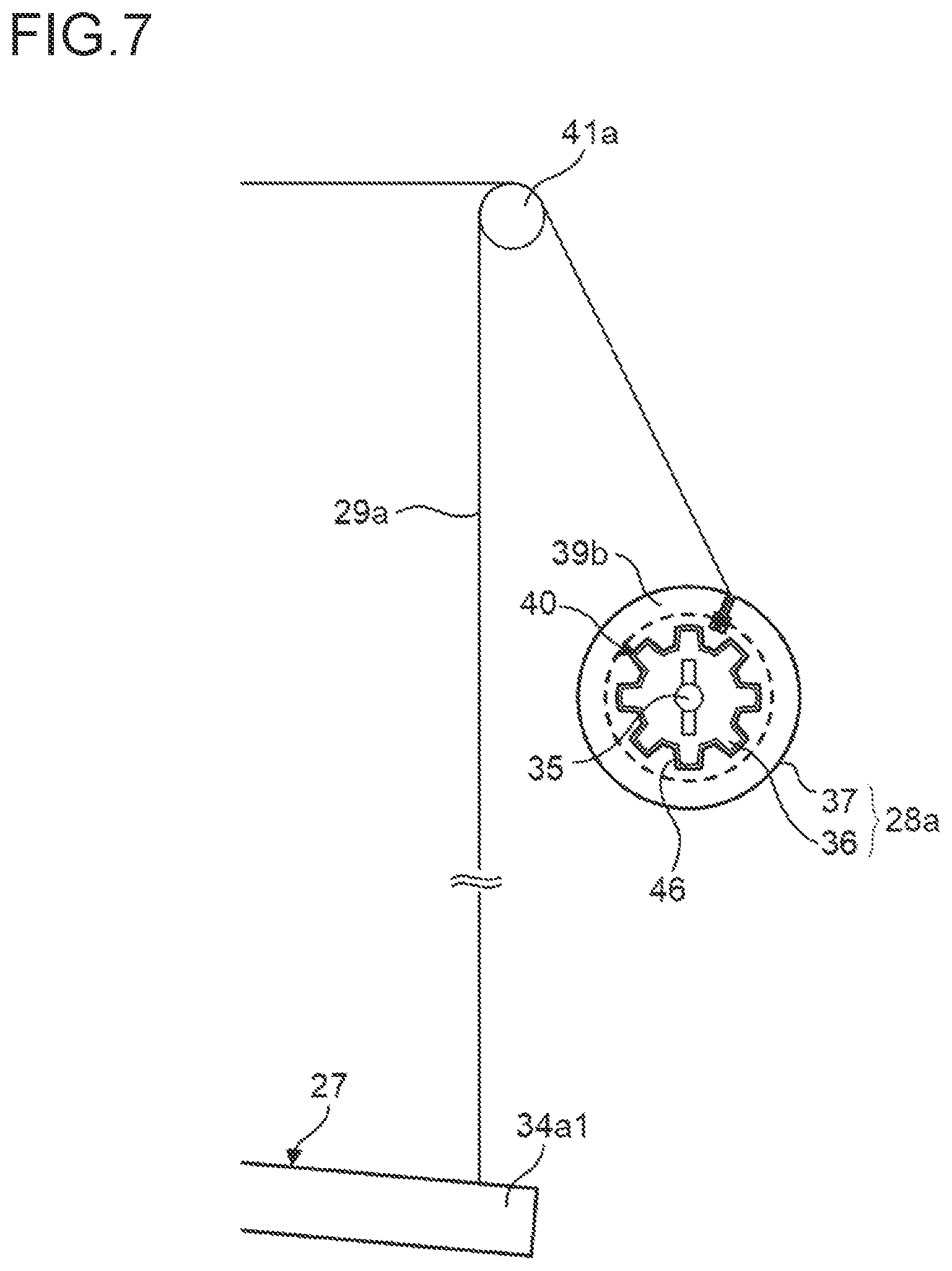 Patent US11841663 Figure 7 – Sheet storage device and image forming system therewith
