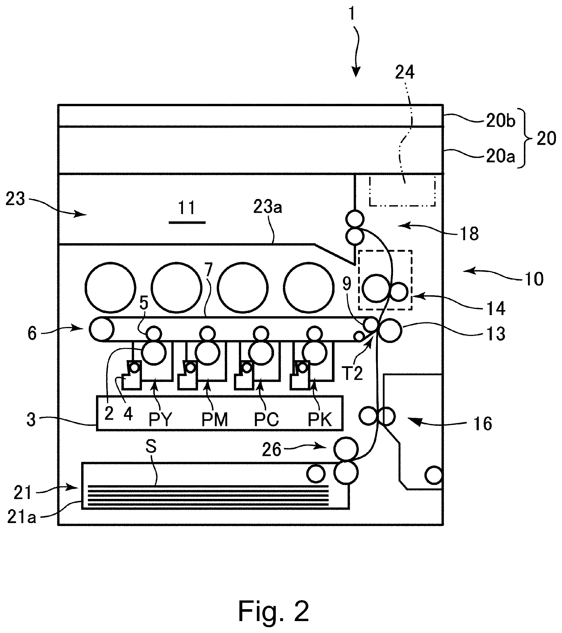 Patent US11841667 Figure 2 – Coupling structure and image forming apparatus