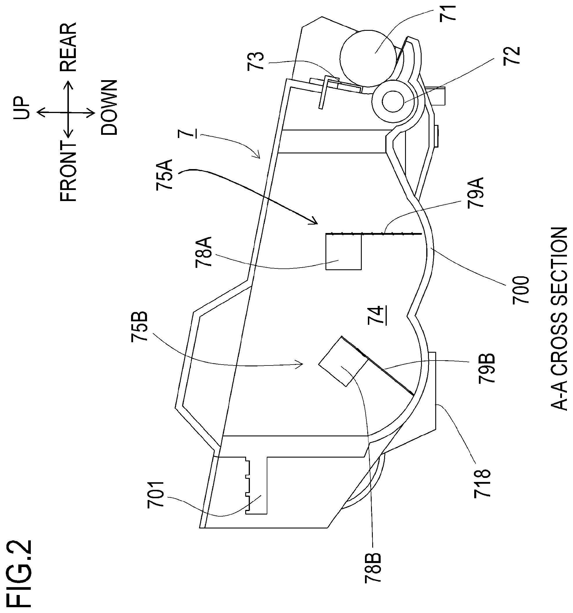 Patent US11841668 Figure 2 – Foreign substance collection apparatus, process cartridge, and image forming apparatus