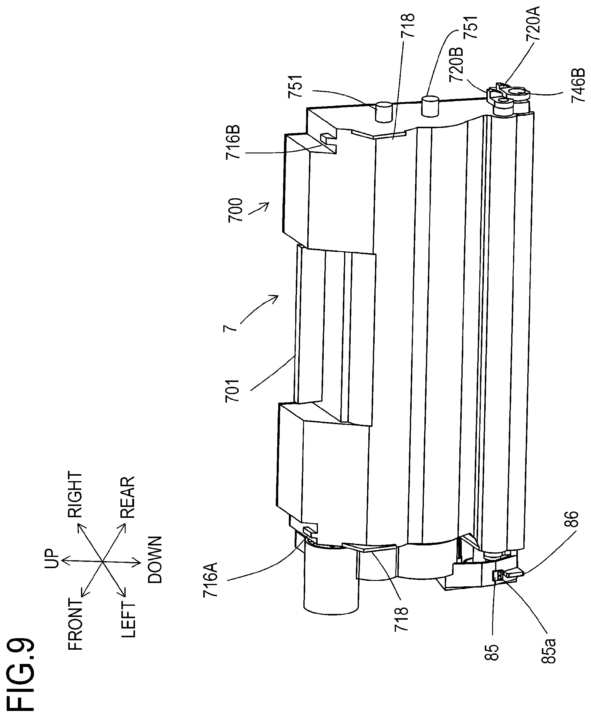 Patent US11841668 Figure 9 – Foreign substance collection apparatus, process cartridge, and image forming apparatus