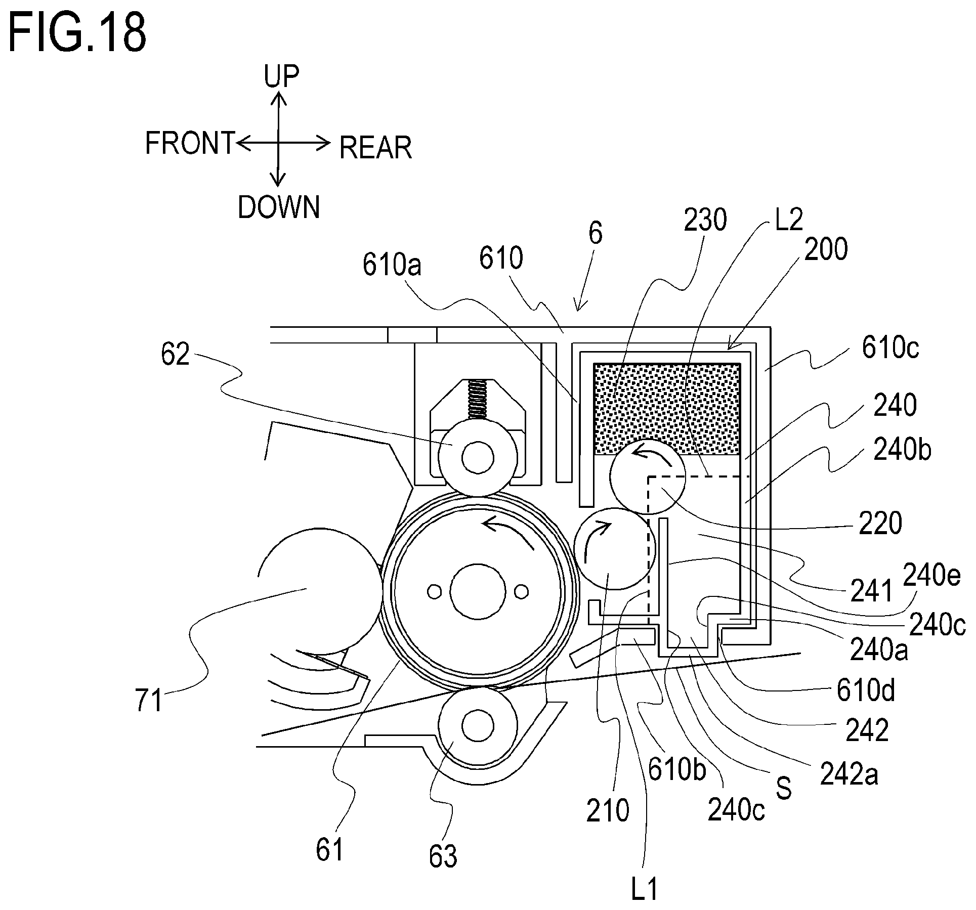 Patent US11841668 Figure 18 – Foreign substance collection apparatus, process cartridge, and image forming apparatus
