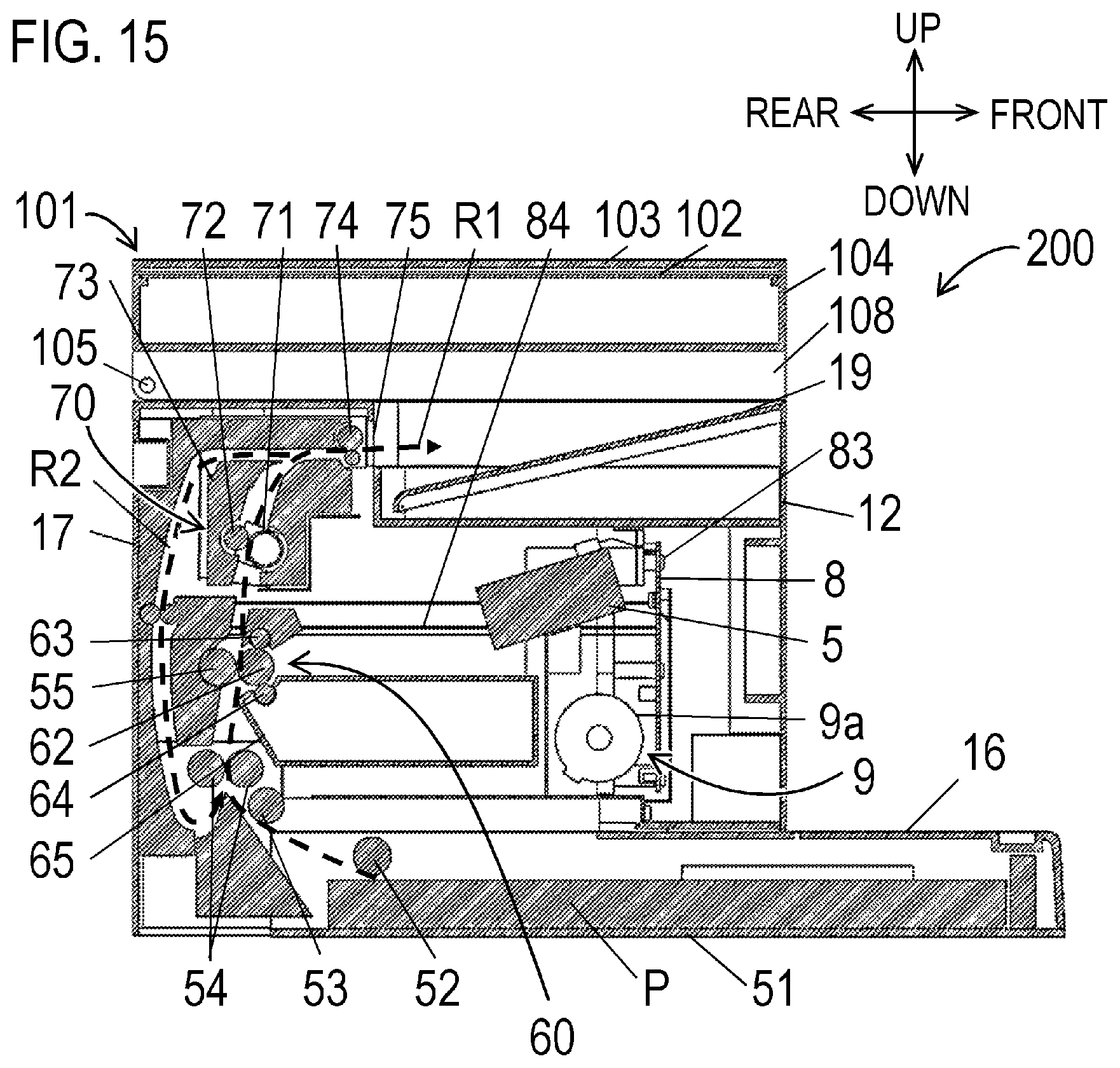 Patent US11841670 Figure 15 – Image forming apparatus