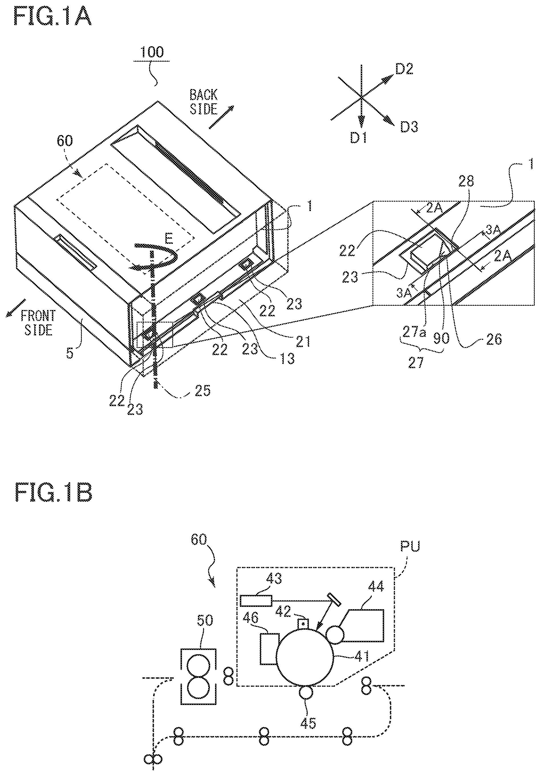 Patent US11841671 Figure 1 – Apparatus and image forming apparatus having cover attached by first and second engagement portions