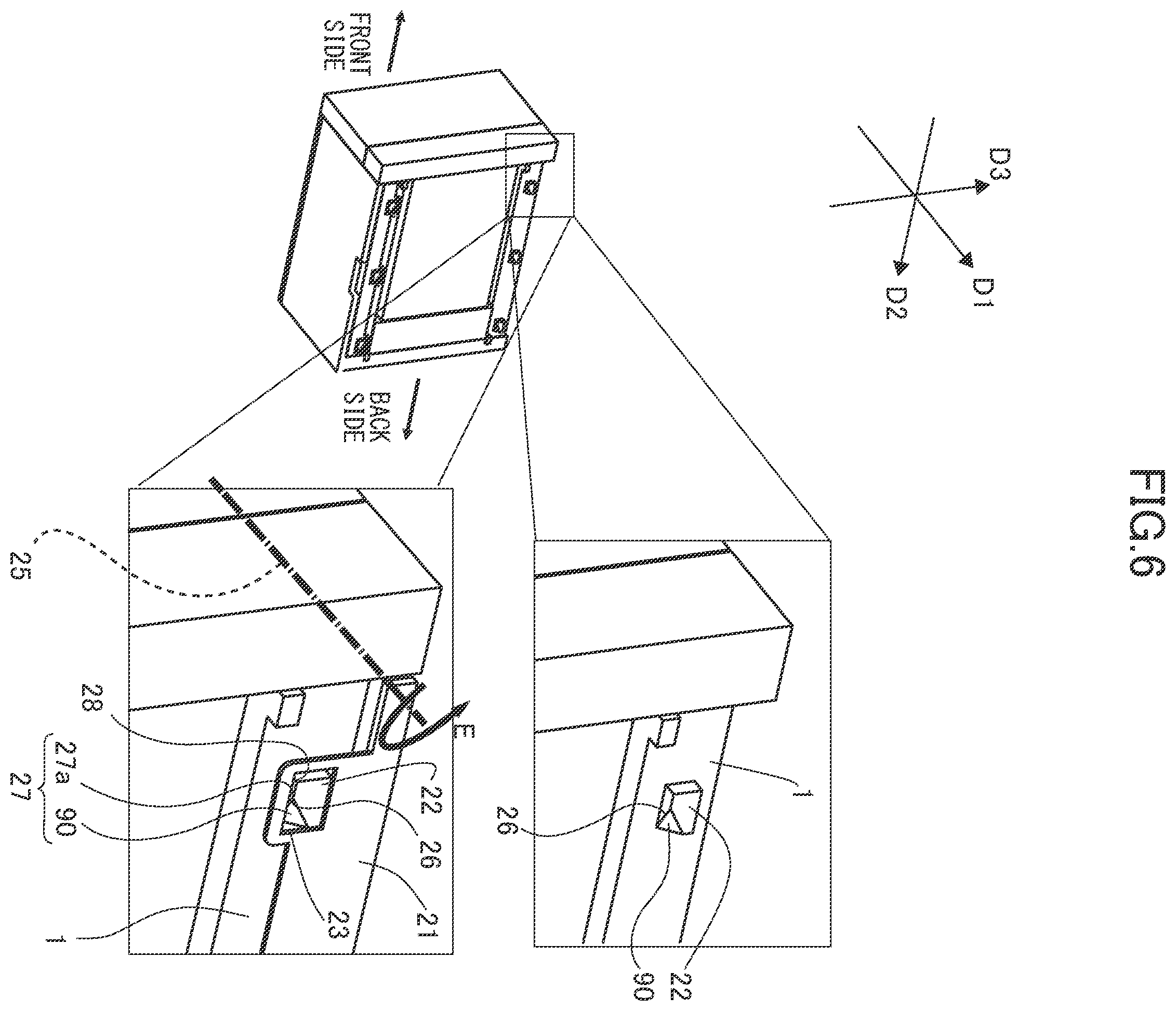 Patent US11841671 Figure 6 – Apparatus and image forming apparatus having cover attached by first and second engagement portions