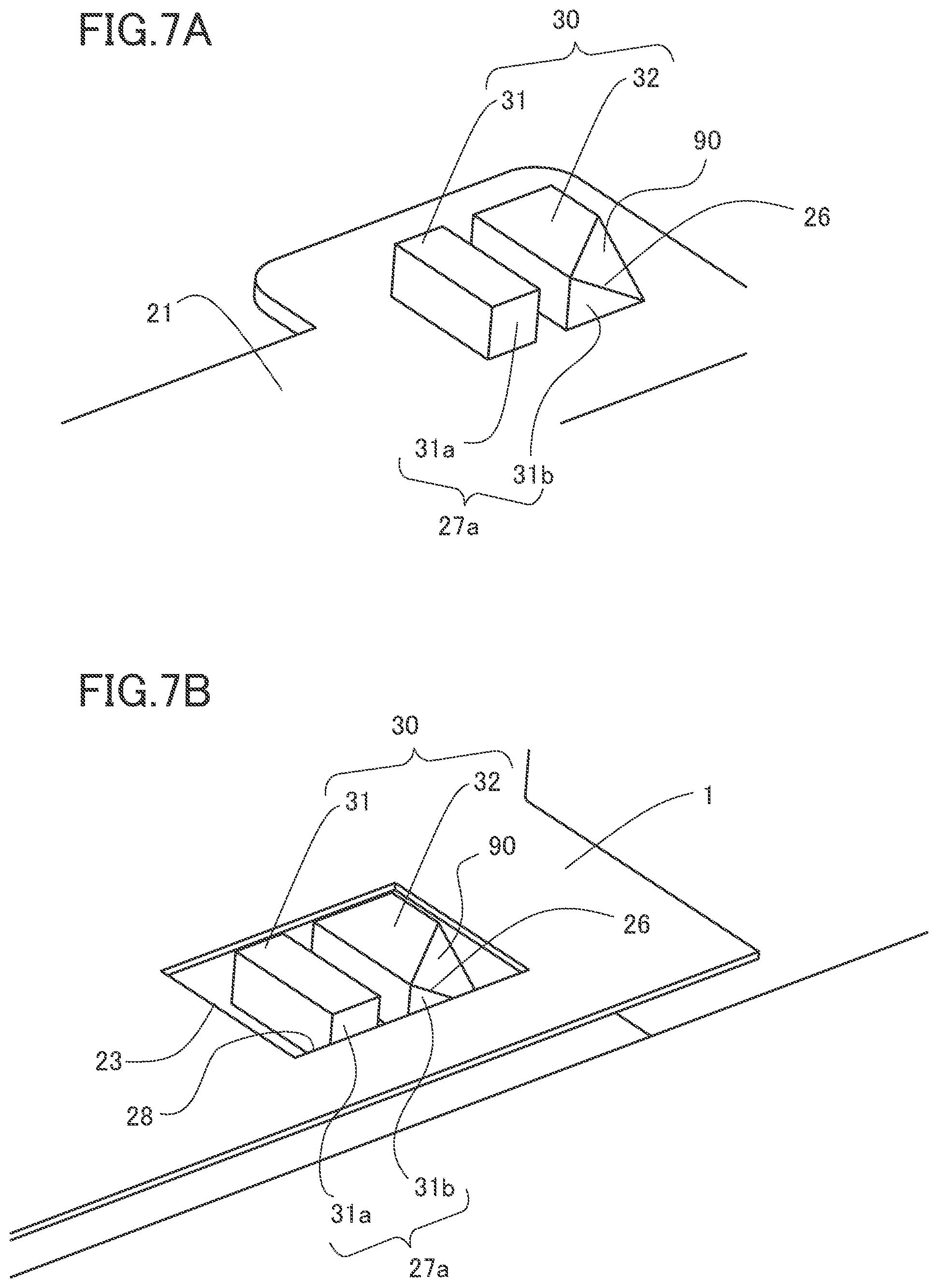 Patent US11841671 Figure 7 – Apparatus and image forming apparatus having cover attached by first and second engagement portions