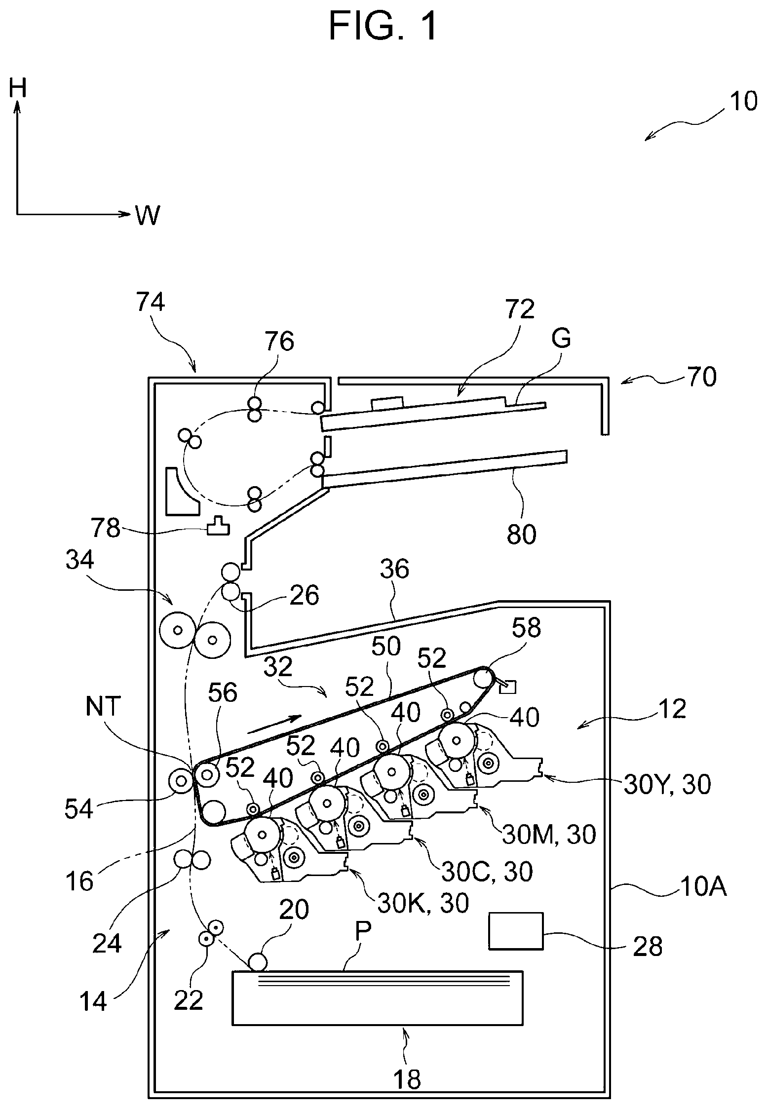 Patent US11841672 Figure 1 – Image forming apparatus