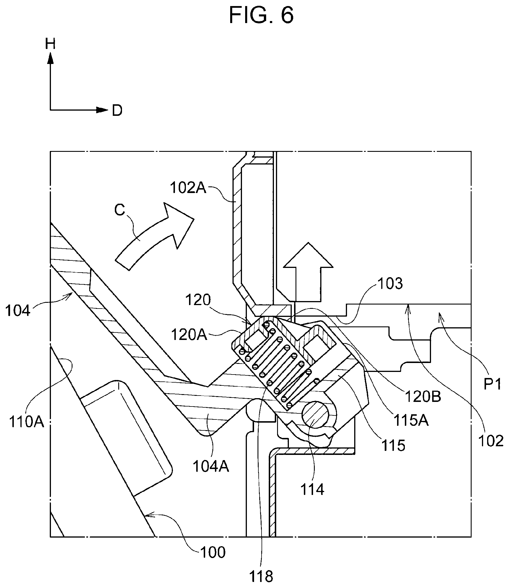 Patent US11841672 Figure 6 – Image forming apparatus