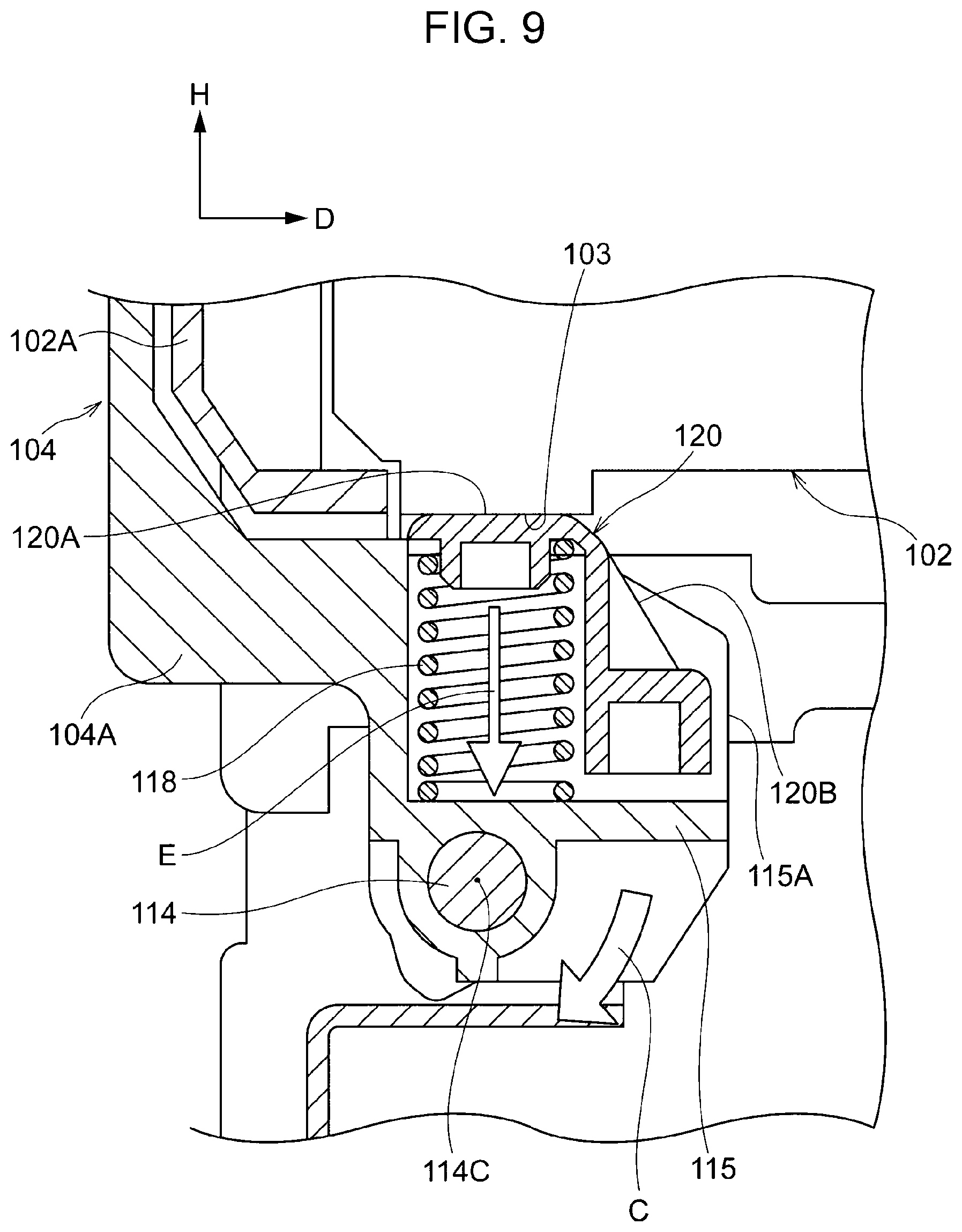 Patent US11841672 Figure 9 – Image forming apparatus