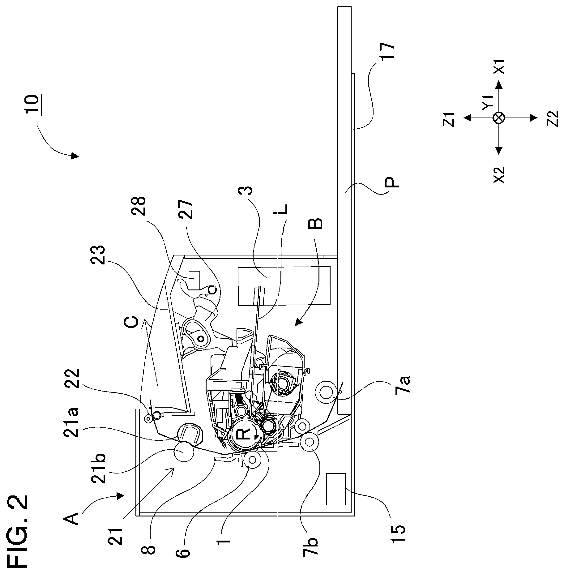 Patent US11841675 Figure 2 – Cartridge including a memory mounting portion and image forming apparatus including the cartridge