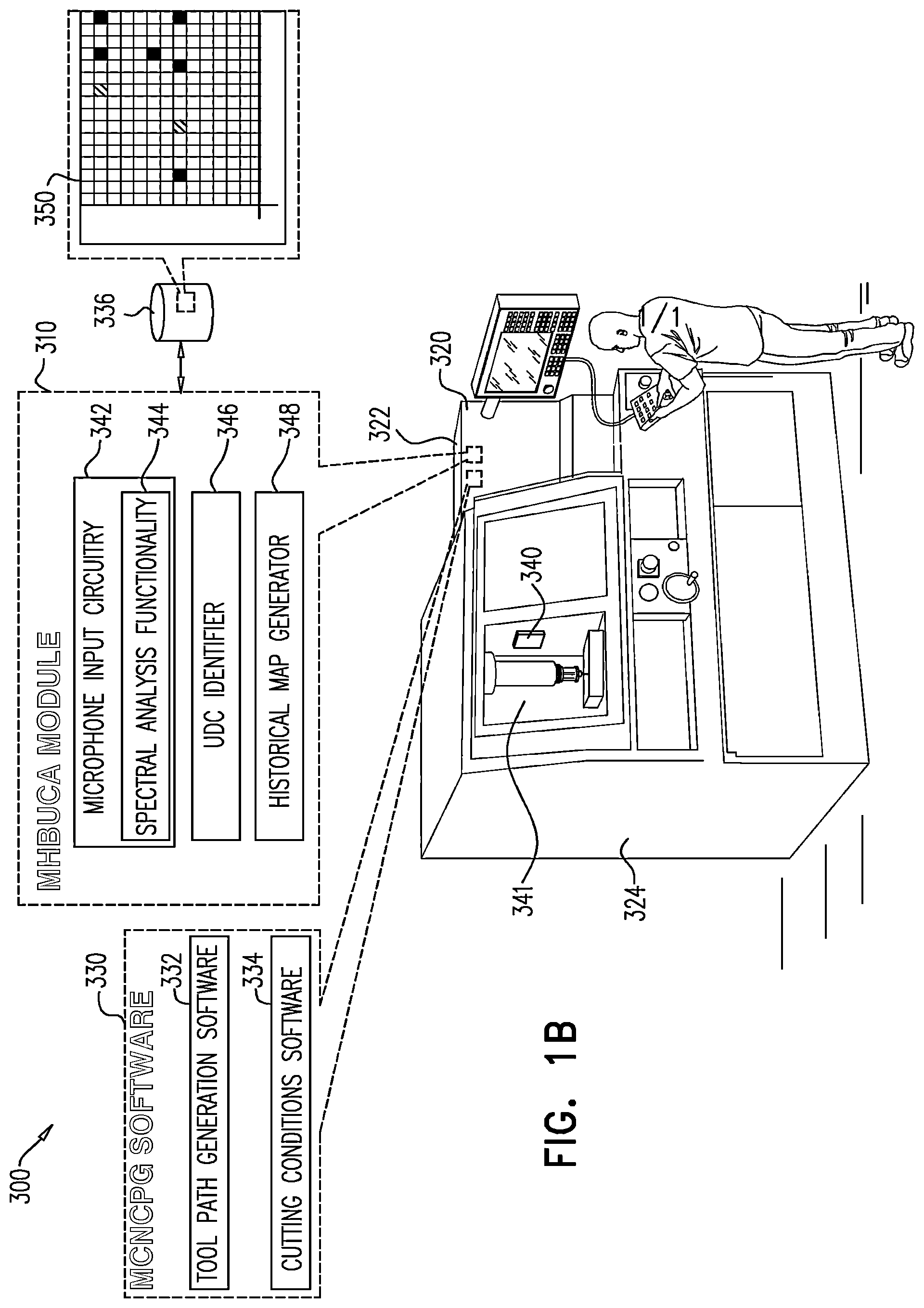 Patent US11841693 Figure 2 – Computerized system and method for generating an undesirable chatter free milling CNC program for use in machining a workpiece