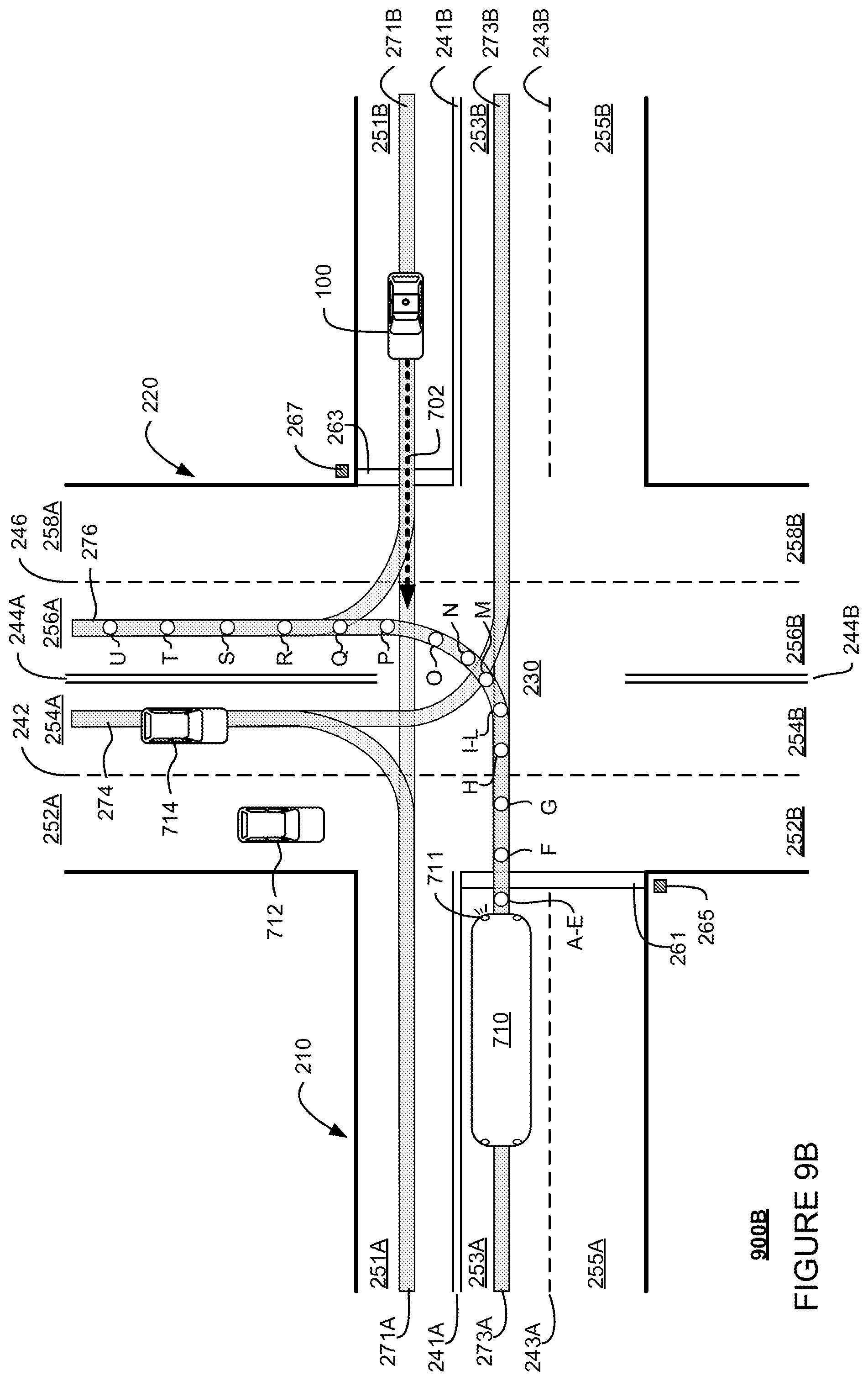 Patent US11841704 Figure 10 – Behavior prediction for railway agents for autonomous driving system