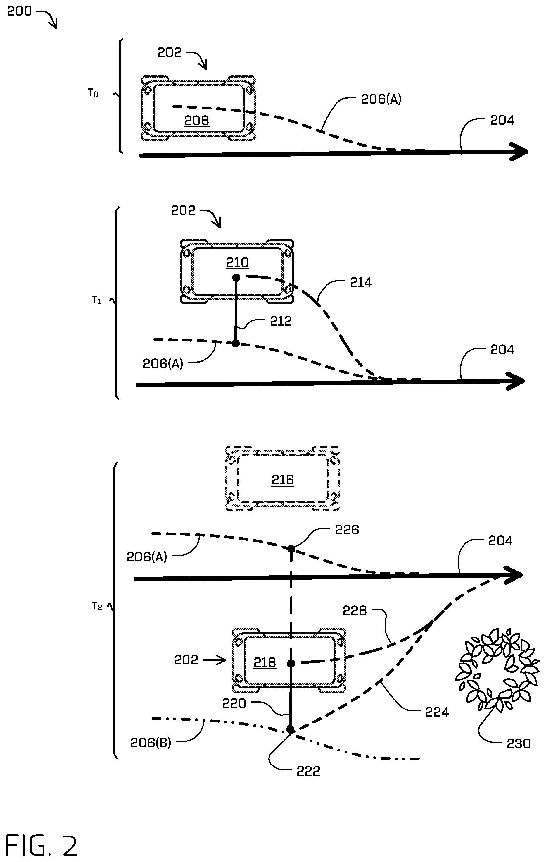Patent US11841708 Figure 2 – System and method for adjusting a planned trajectory of an autonomous vehicle