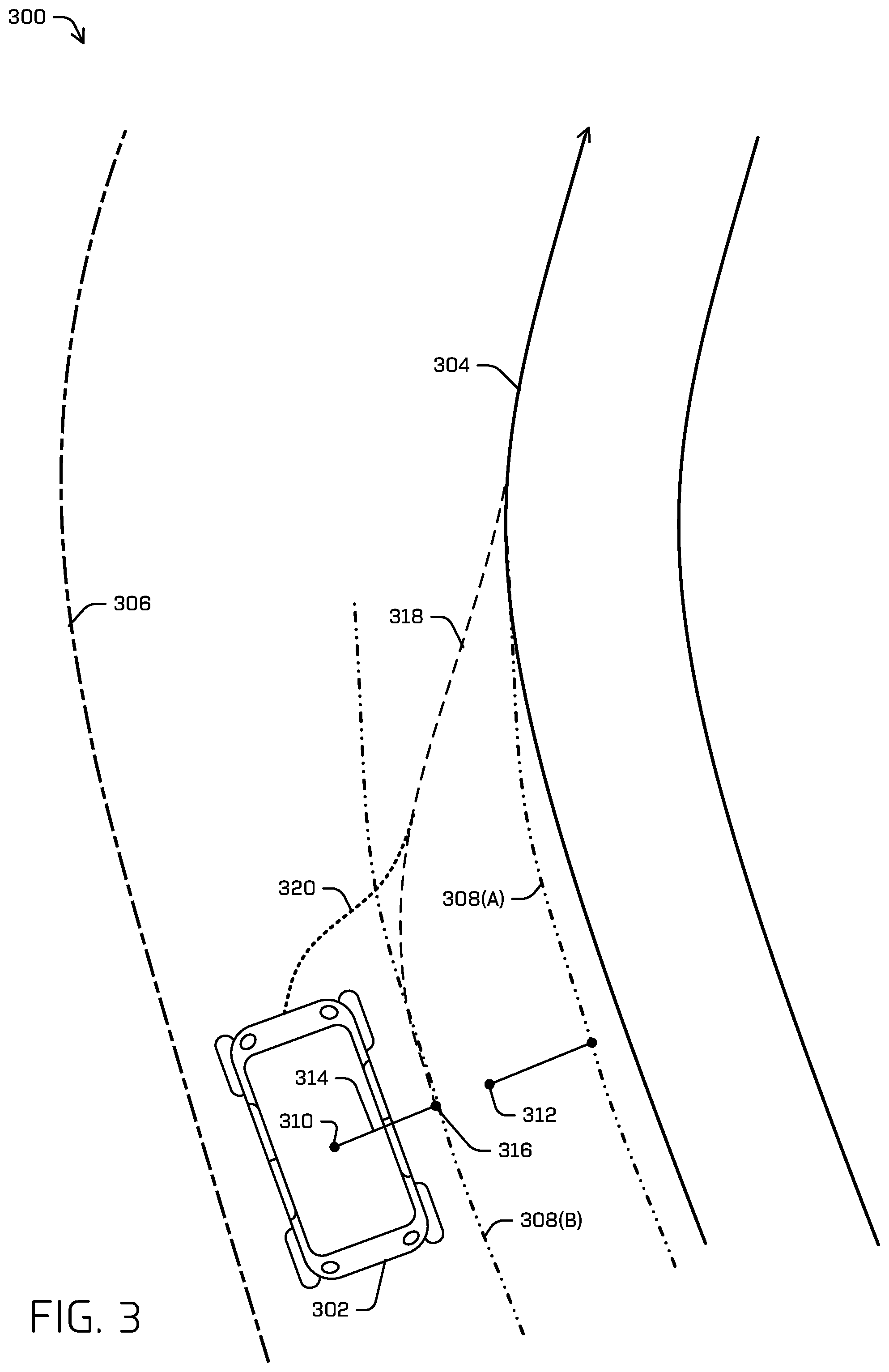 Patent US11841708 Figure 3 – System and method for adjusting a planned trajectory of an autonomous vehicle