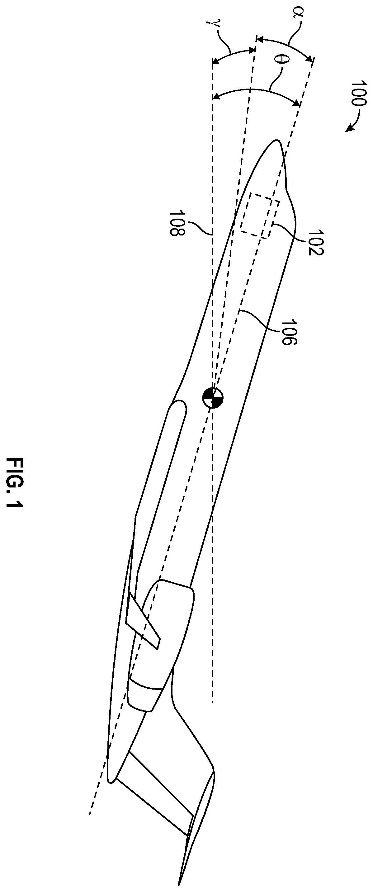 Patent US11841713 Figure 1 – Controllers and aircraft with takeoff stall protection system