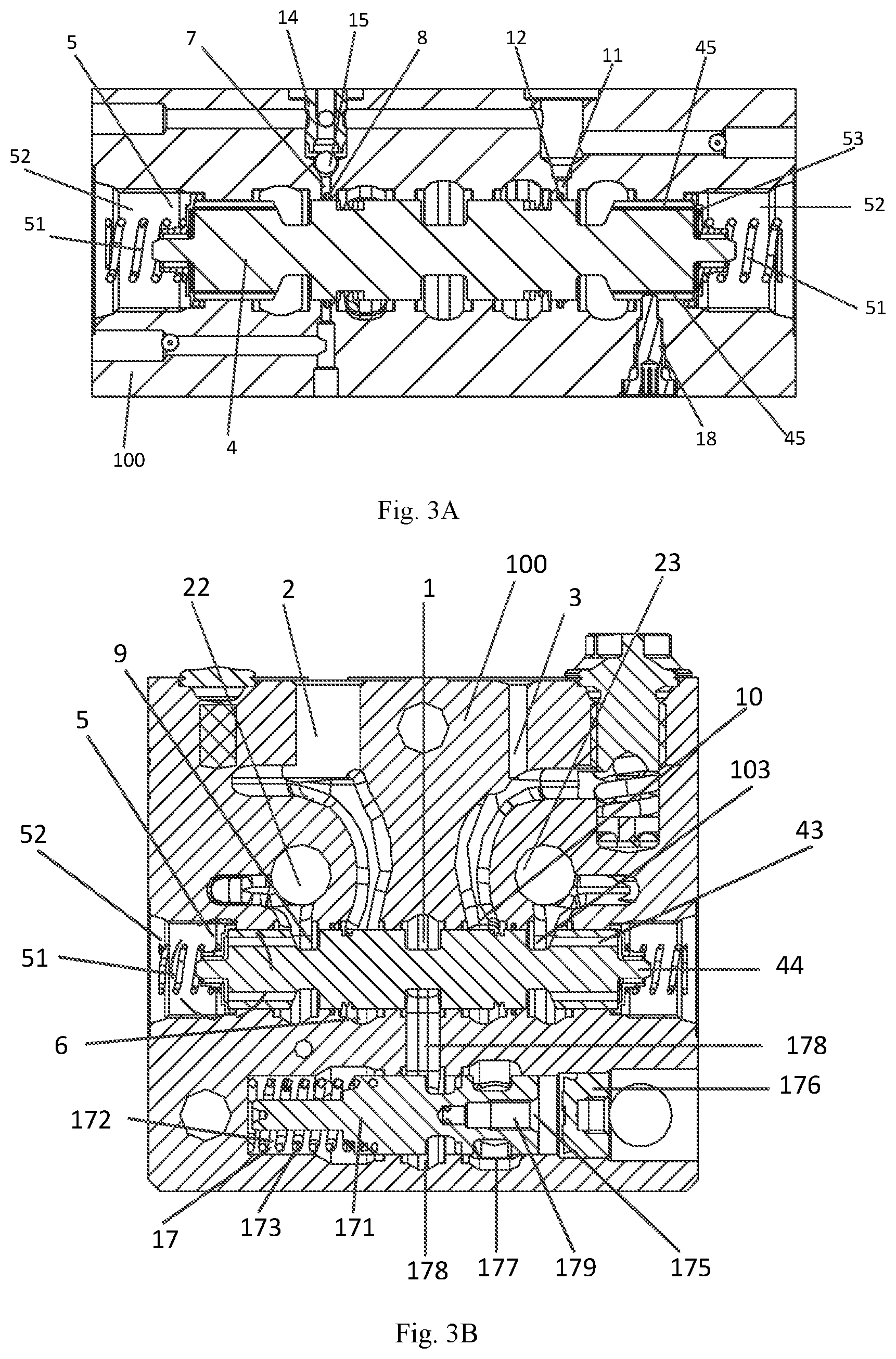 Patent US11841716 Figure 2 – Load-sensing multi-way valve work section