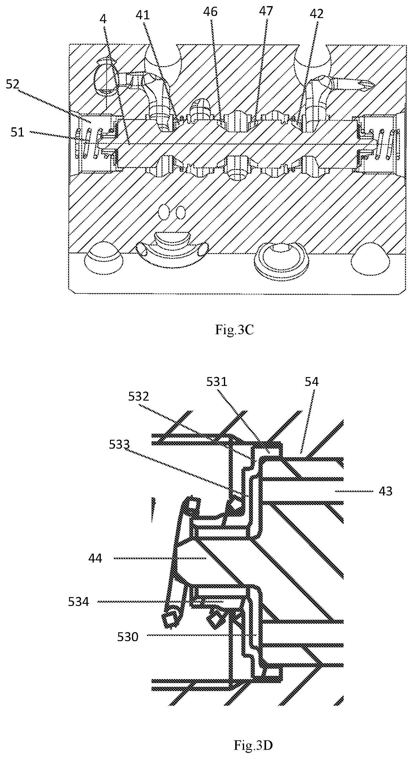 Patent US11841716 Figure 3 – Load-sensing multi-way valve work section