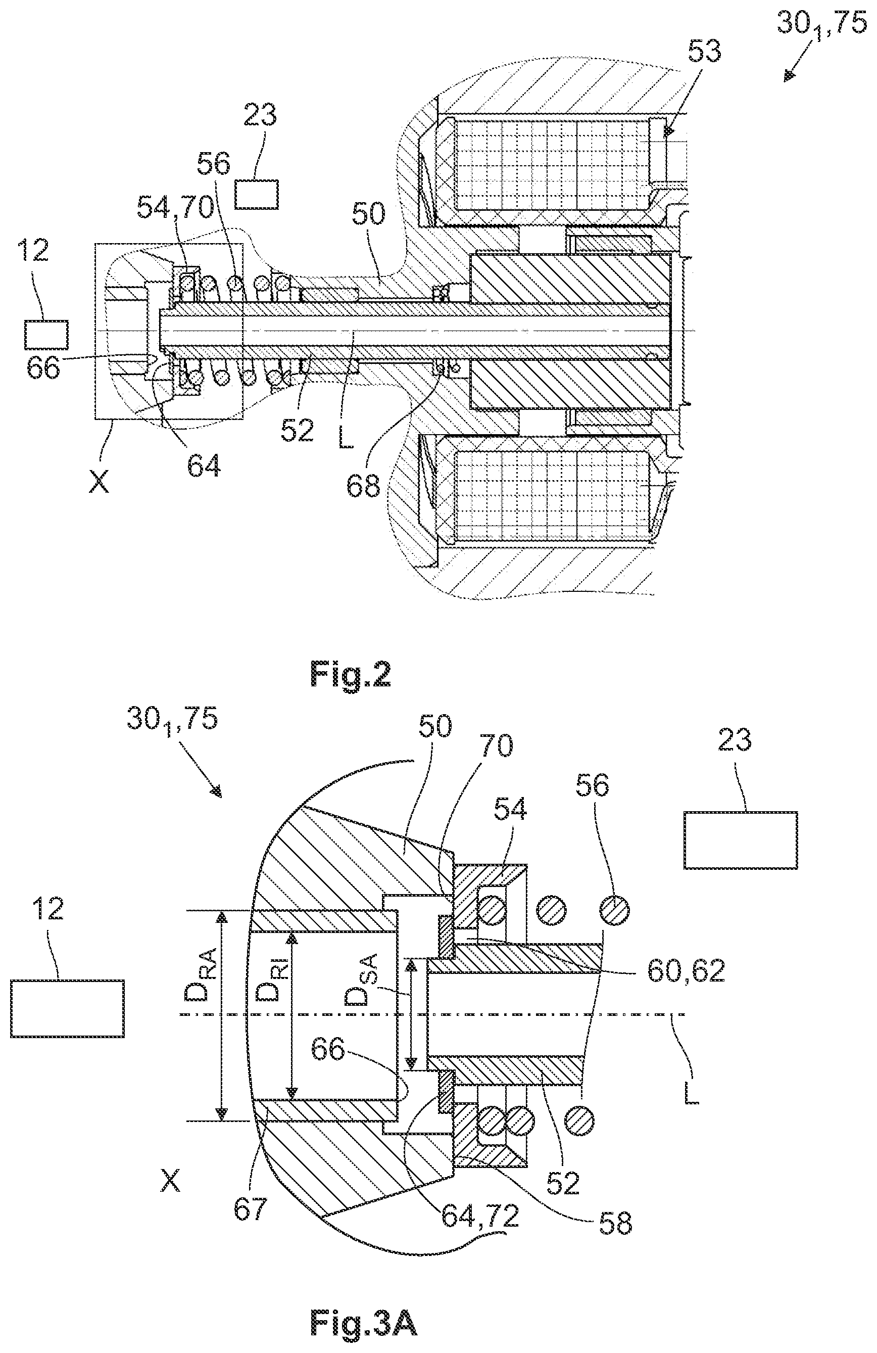 Patent US11841717 Figure 2 – Pressure control valve and device comprising such a pressure control valve , for controlling or regulating the pressure of a compressed fluid in a pilot pressure chamber
