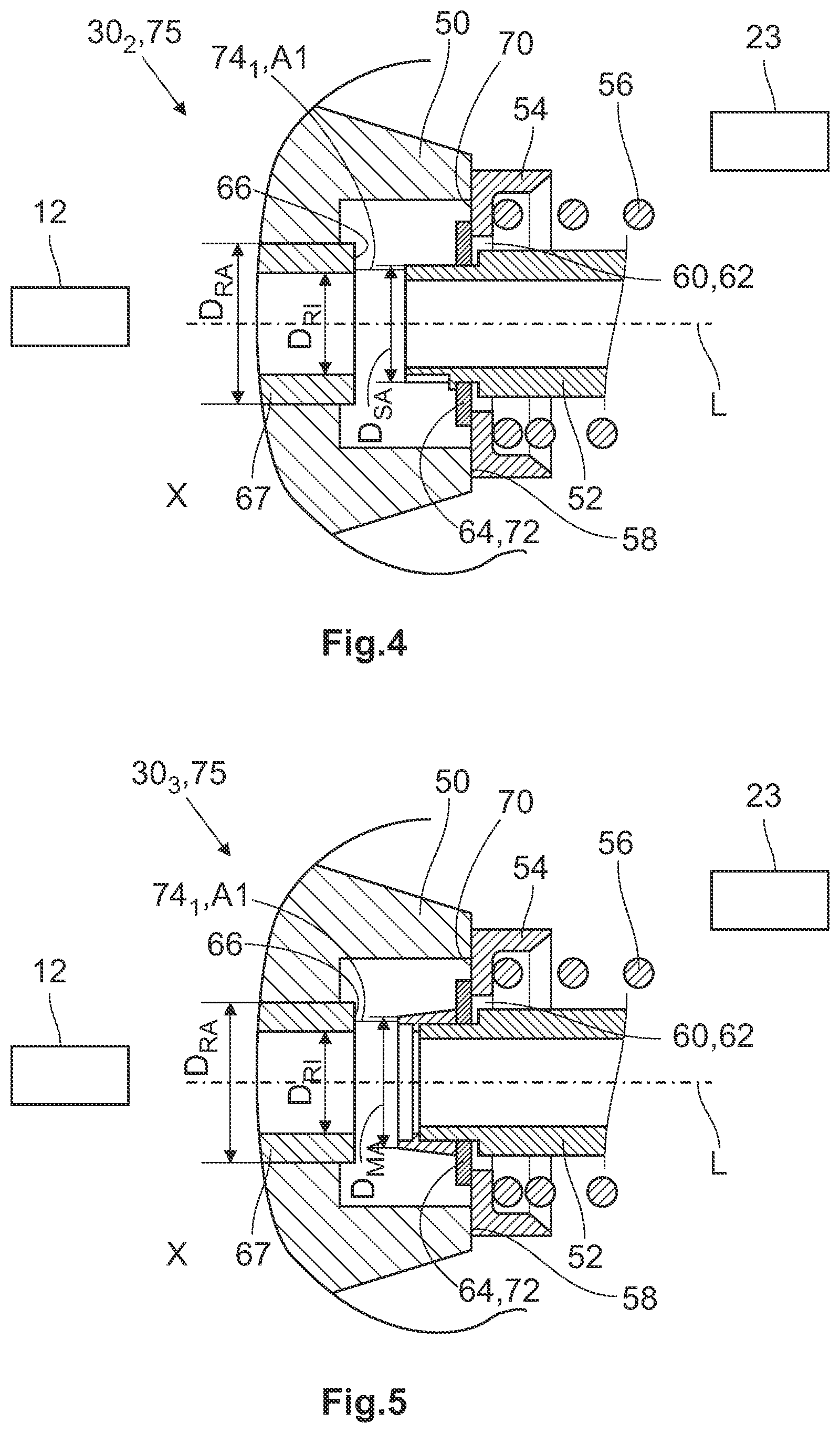 Patent US11841717 Figure 4 – Pressure control valve and device comprising such a pressure control valve , for controlling or regulating the pressure of a compressed fluid in a pilot pressure chamber
