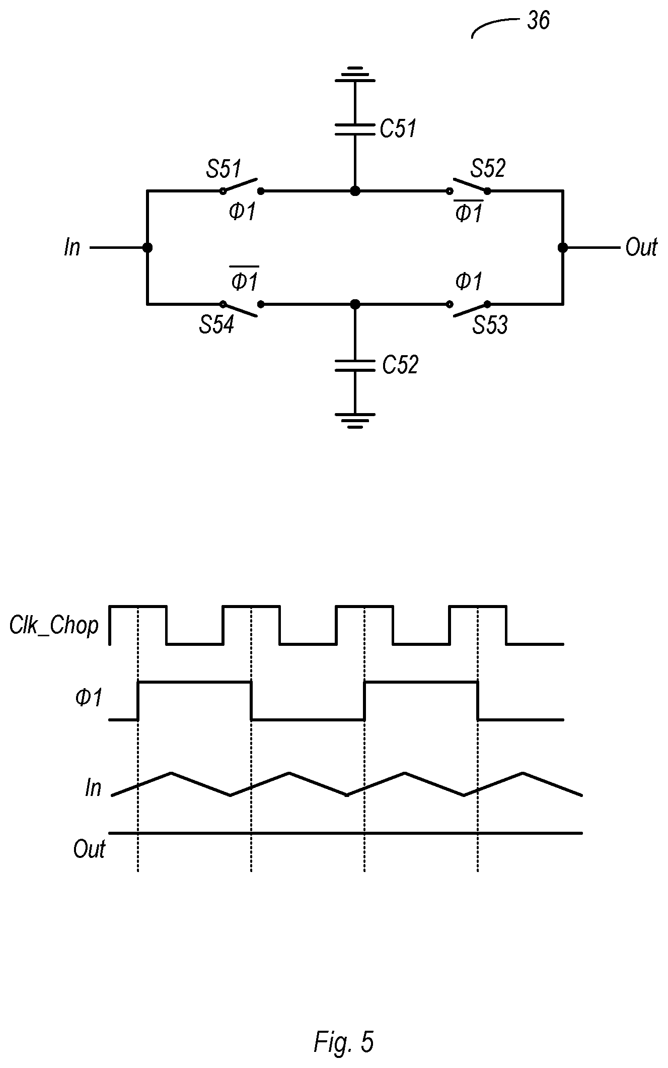 Patent US11841726 Figure 5 – Low voltage high precision power detect circuit with enhanced power supply rejection ratio