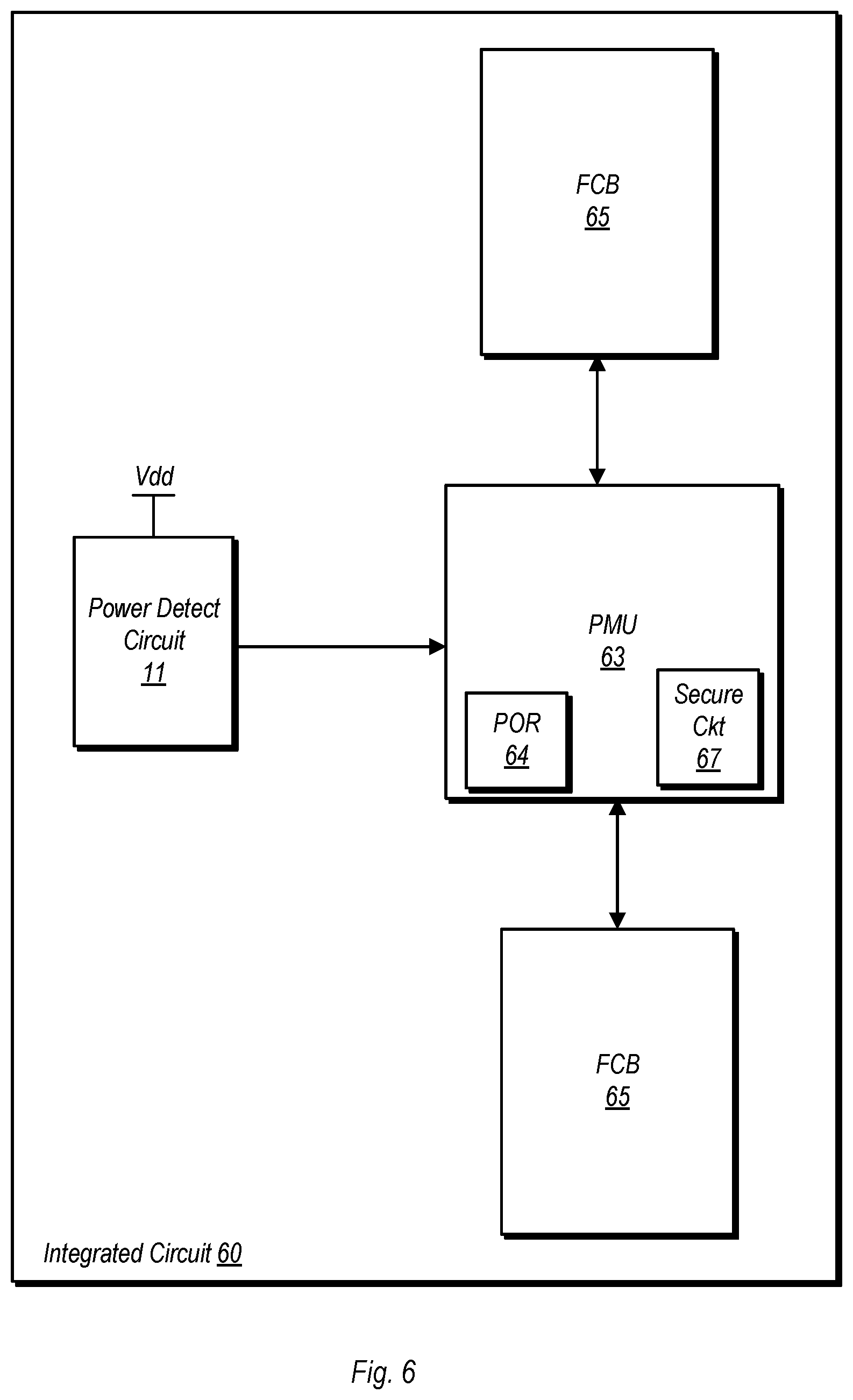 Patent US11841726 Figure 6 – Low voltage high precision power detect circuit with enhanced power supply rejection ratio