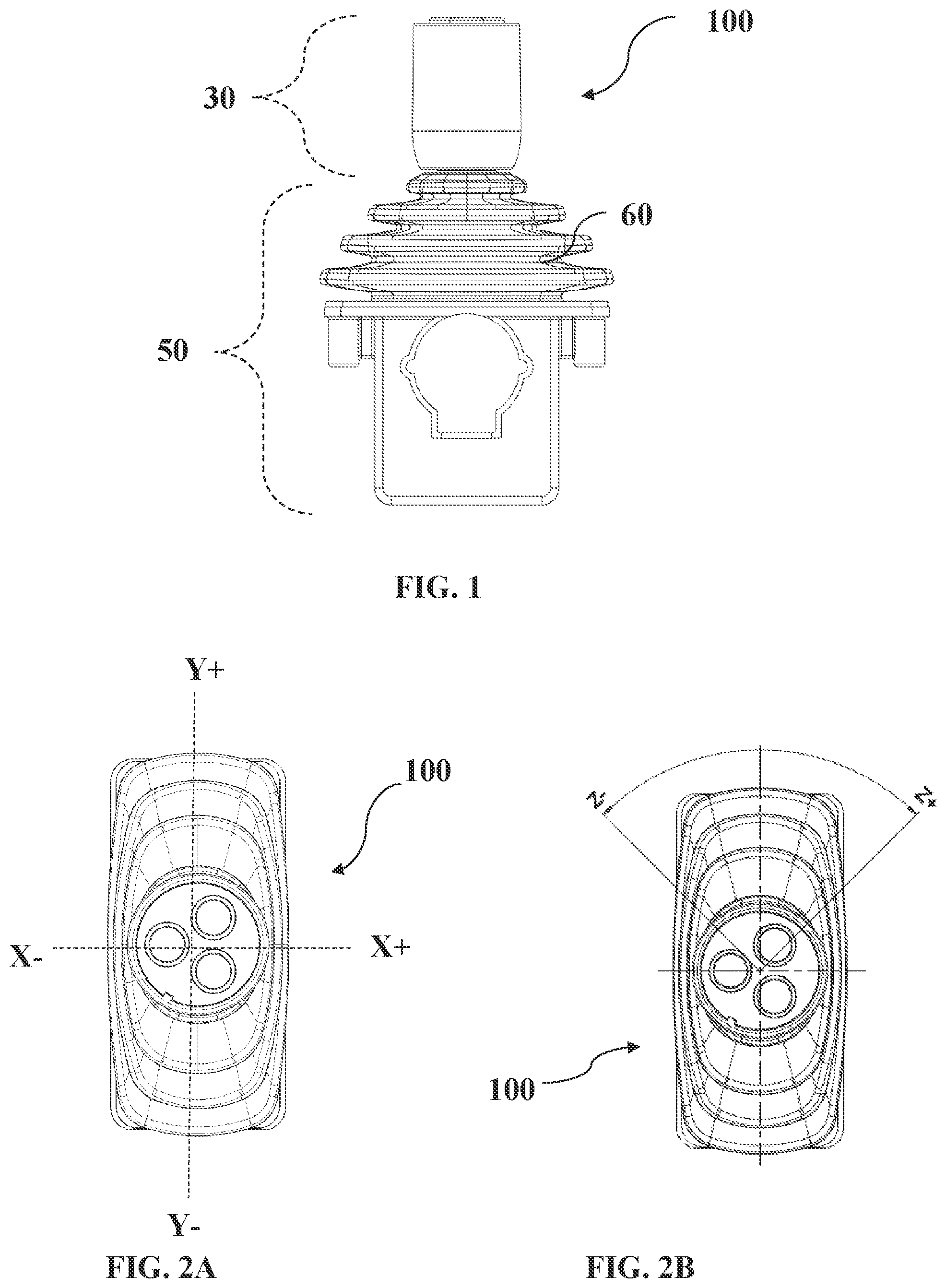 Patent US11841729 Figure 1 – Joystick with increased endurance