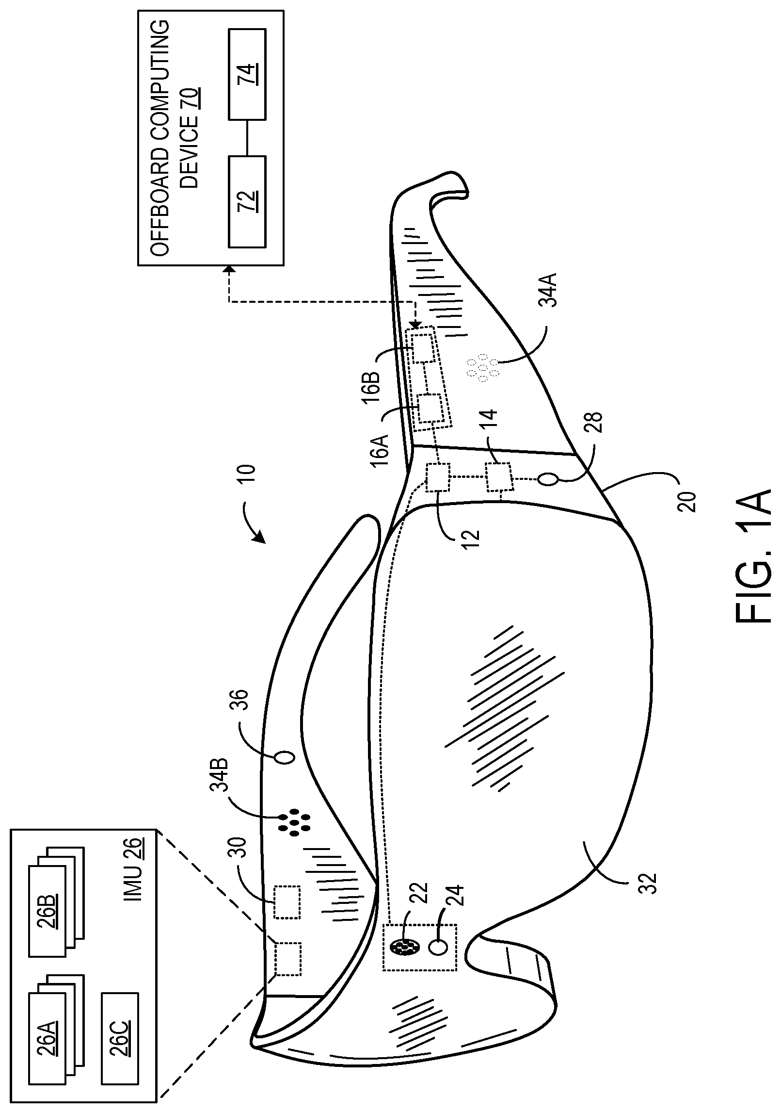 Patent US11841741 — Composite pose estimate for wearable computing device — Figure 1