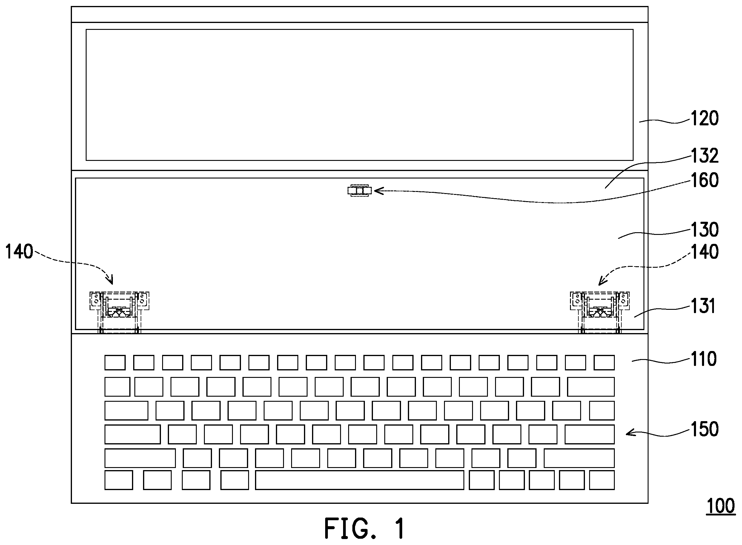 Patent US11841743 Figure 1 – Electronic device