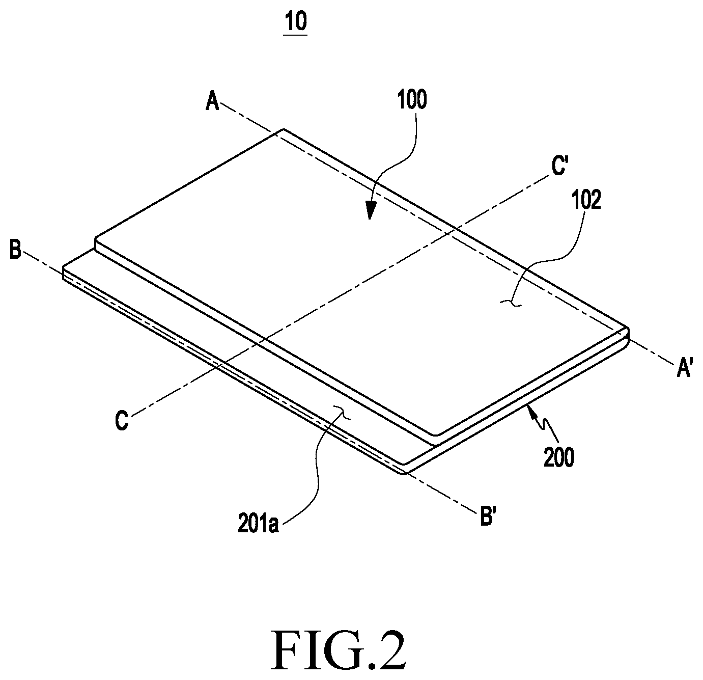 Patent US11841744 Figure 2 – Electronic device comprising dual display and keyboard