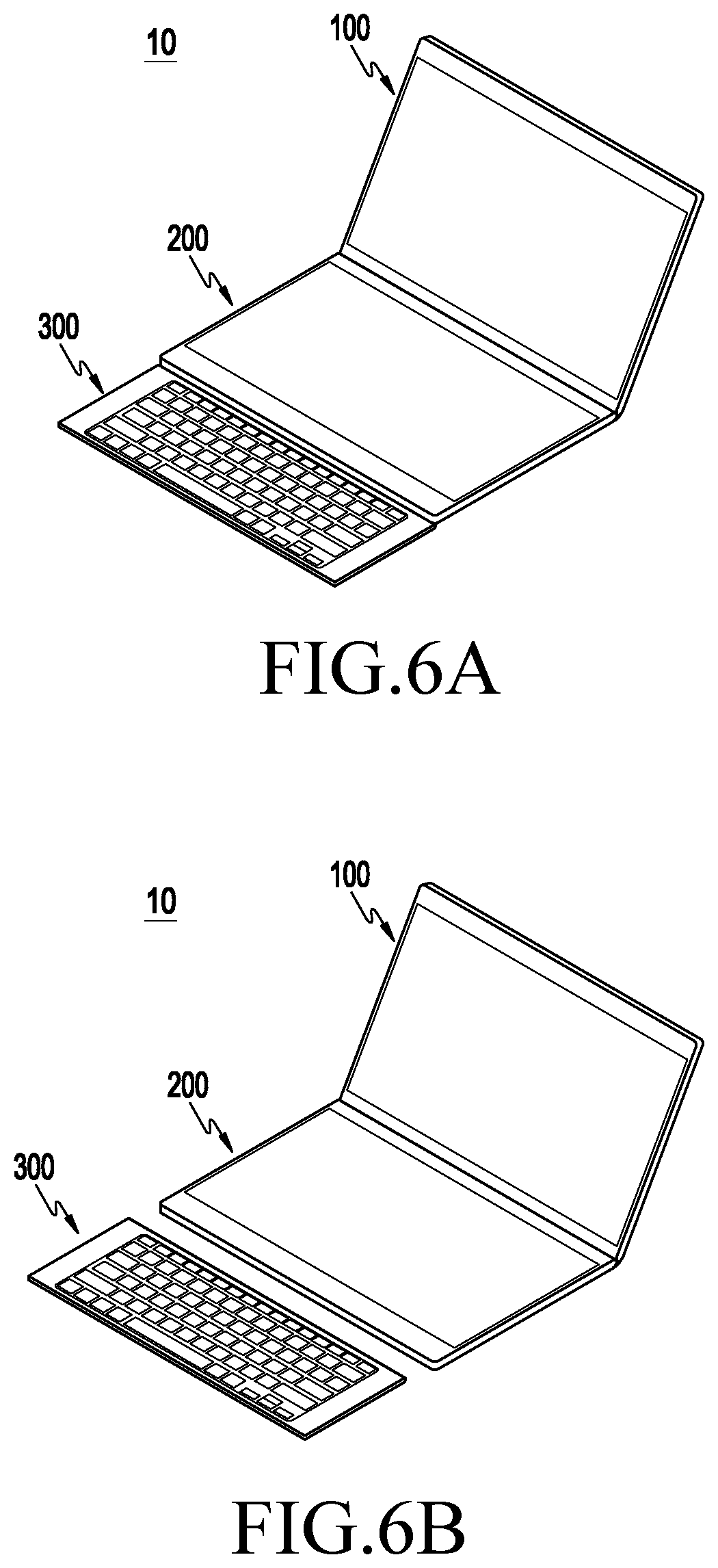 Patent US11841744 Figure 6 – Electronic device comprising dual display and keyboard