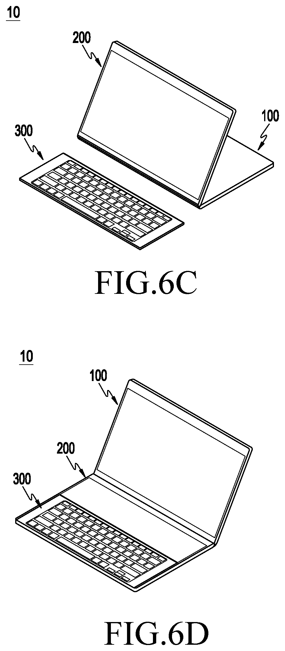 Patent US11841744 Figure 7 – Electronic device comprising dual display and keyboard