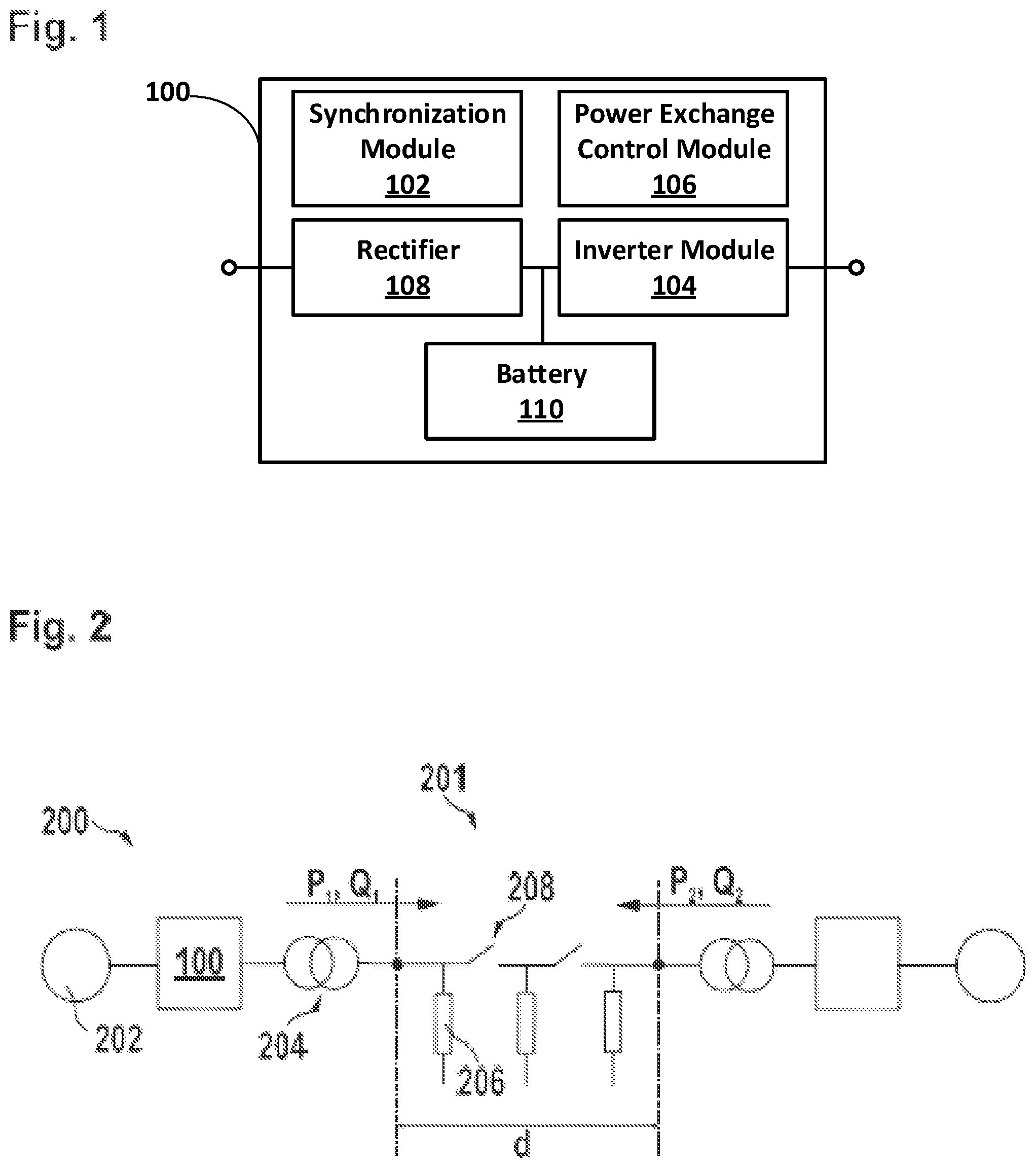 Patent US11841755 Figure 1 – Power supply device for powering a power line