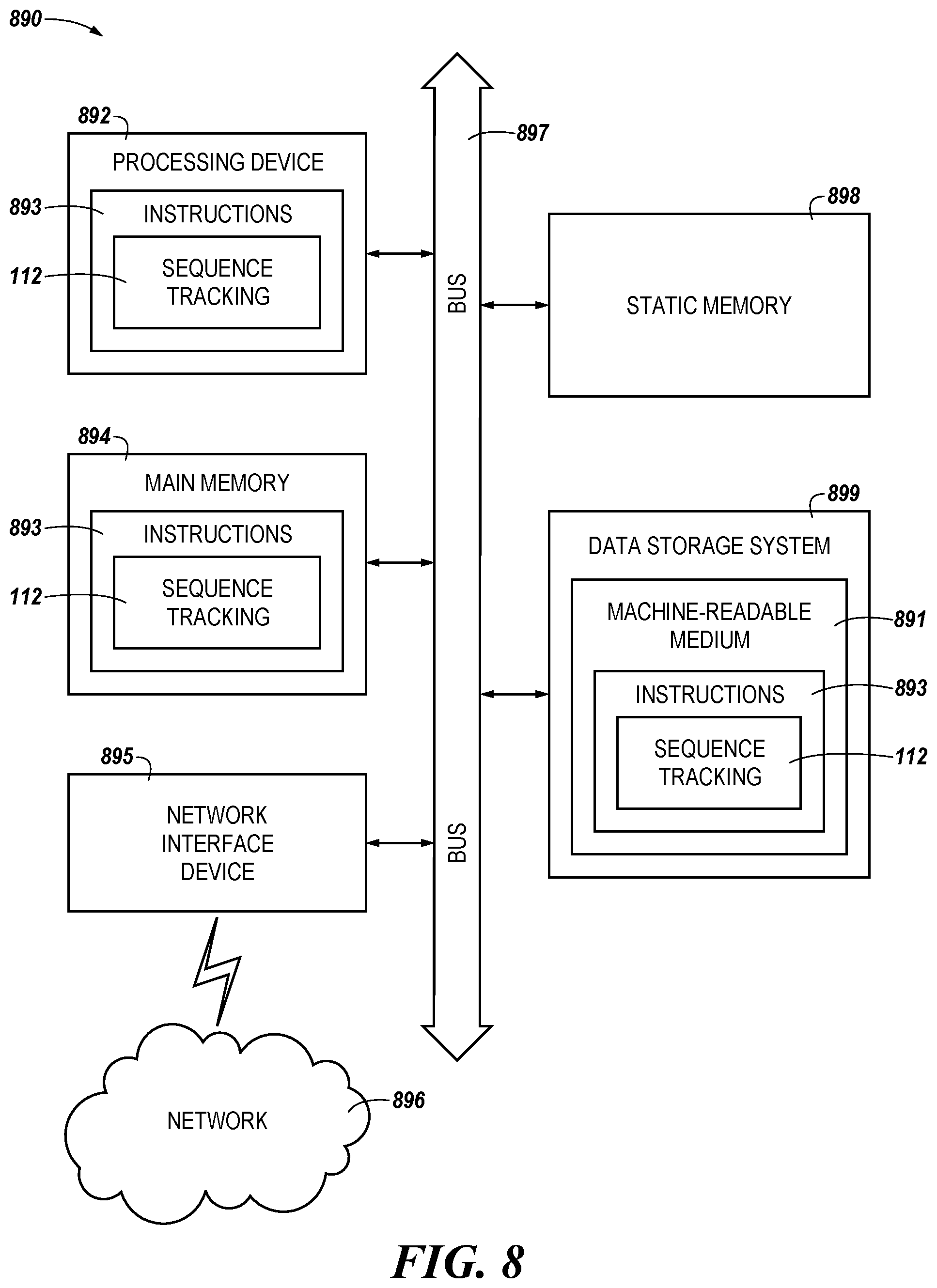Patent US11841794 Figure 9 – Memory sub-system write sequence track